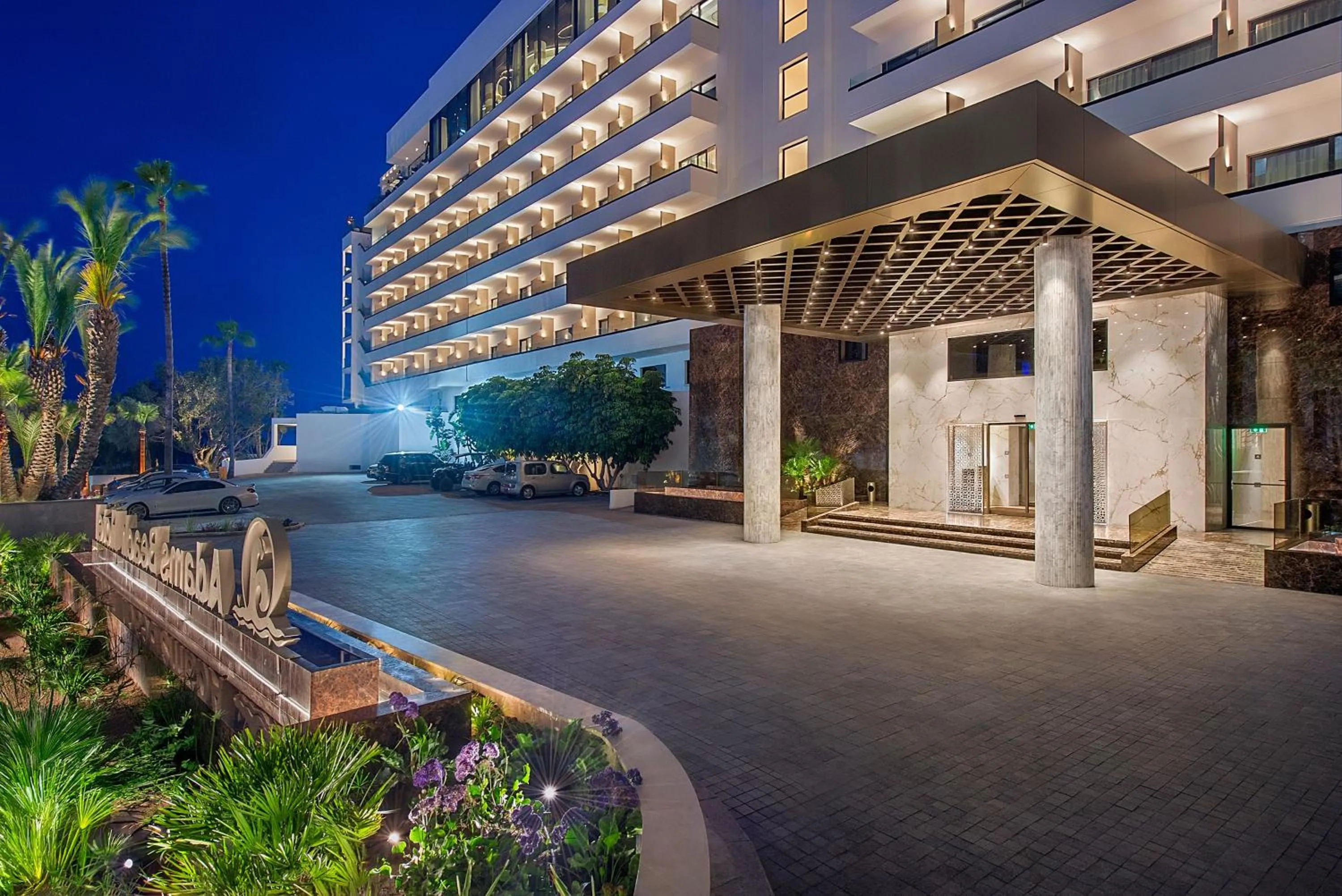 Facade/entrance in Adams Beach Hotel & Spa