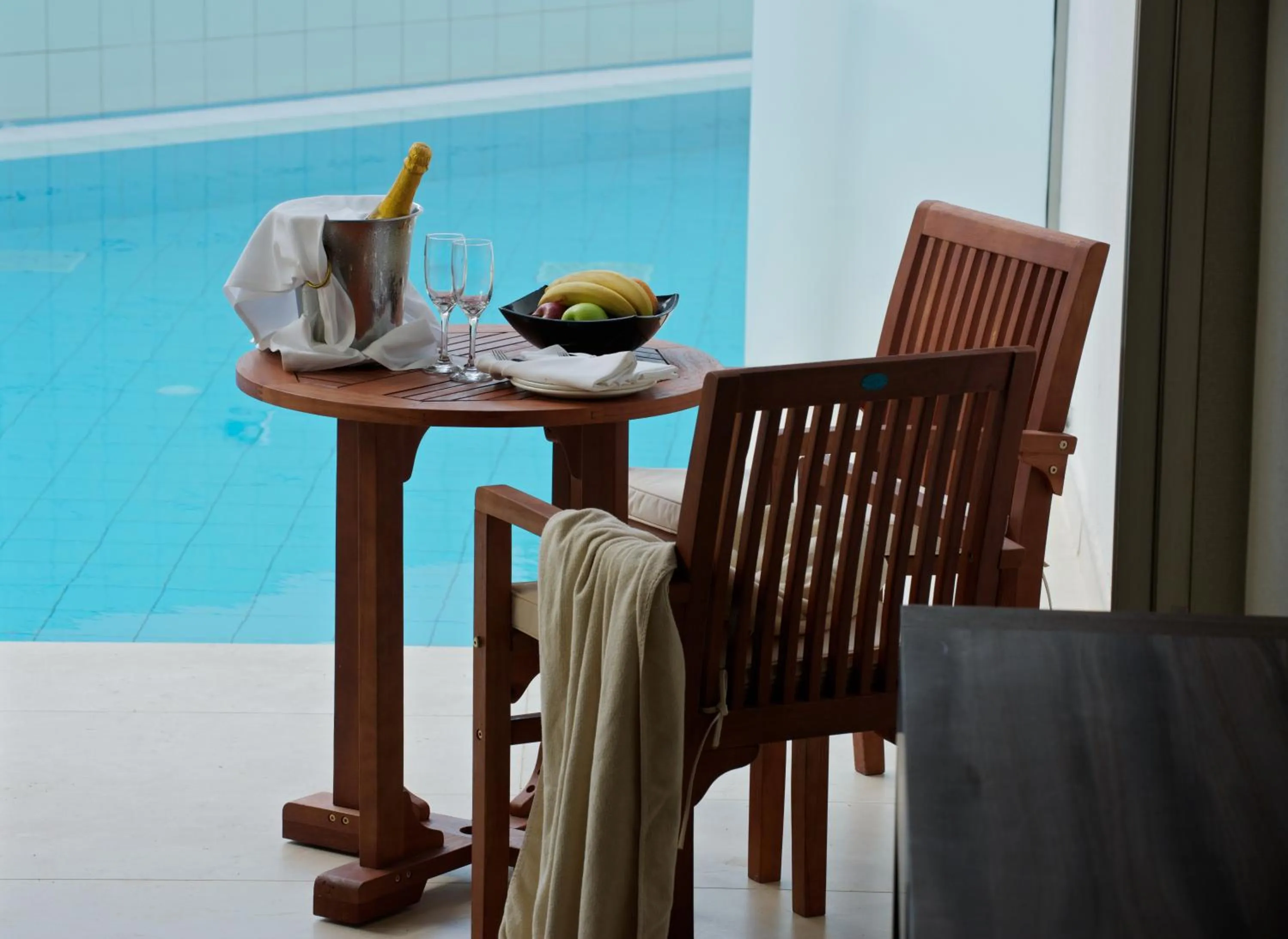 Swimming pool in Adams Beach Hotel & Spa