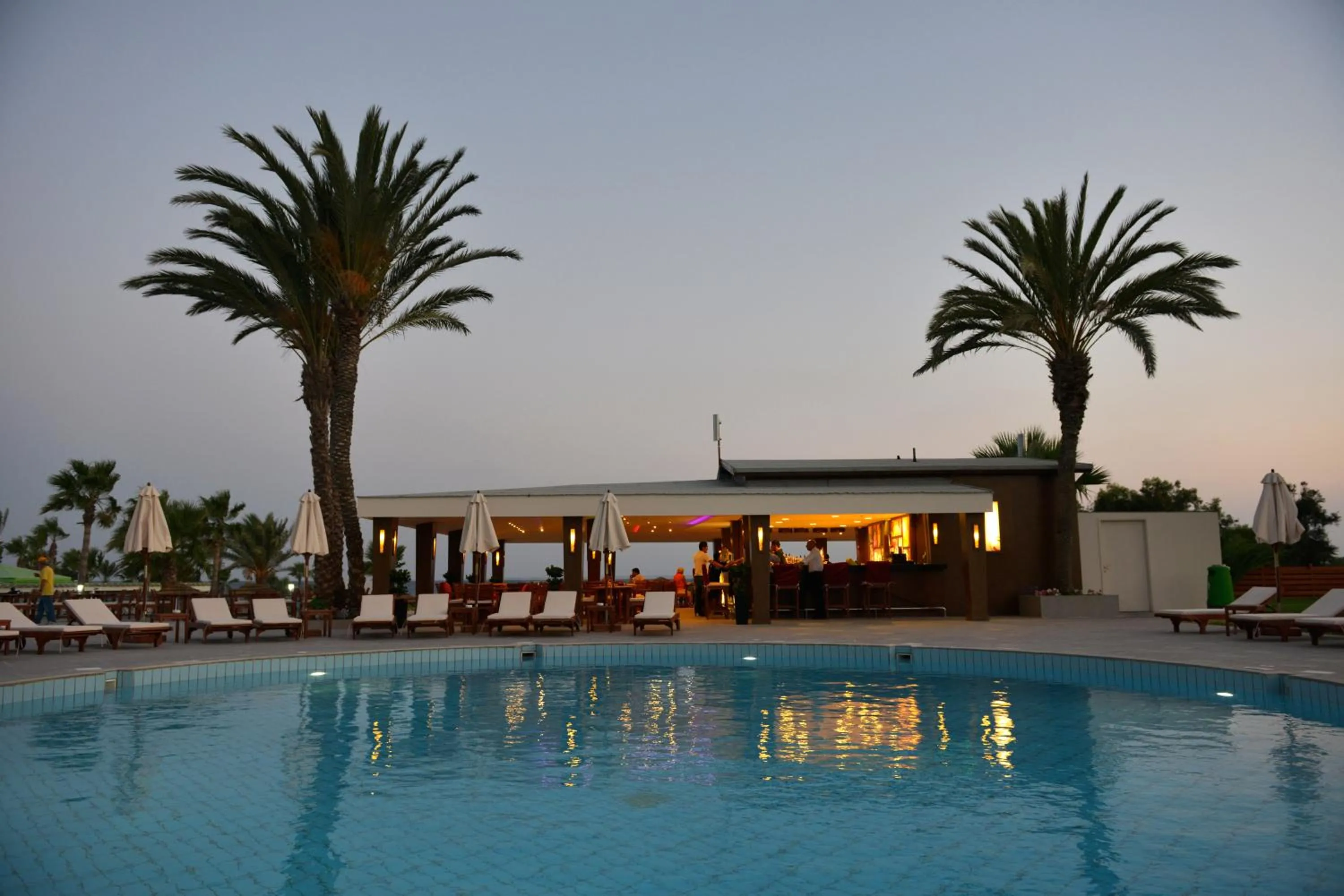 Swimming pool in Adams Beach Hotel & Spa