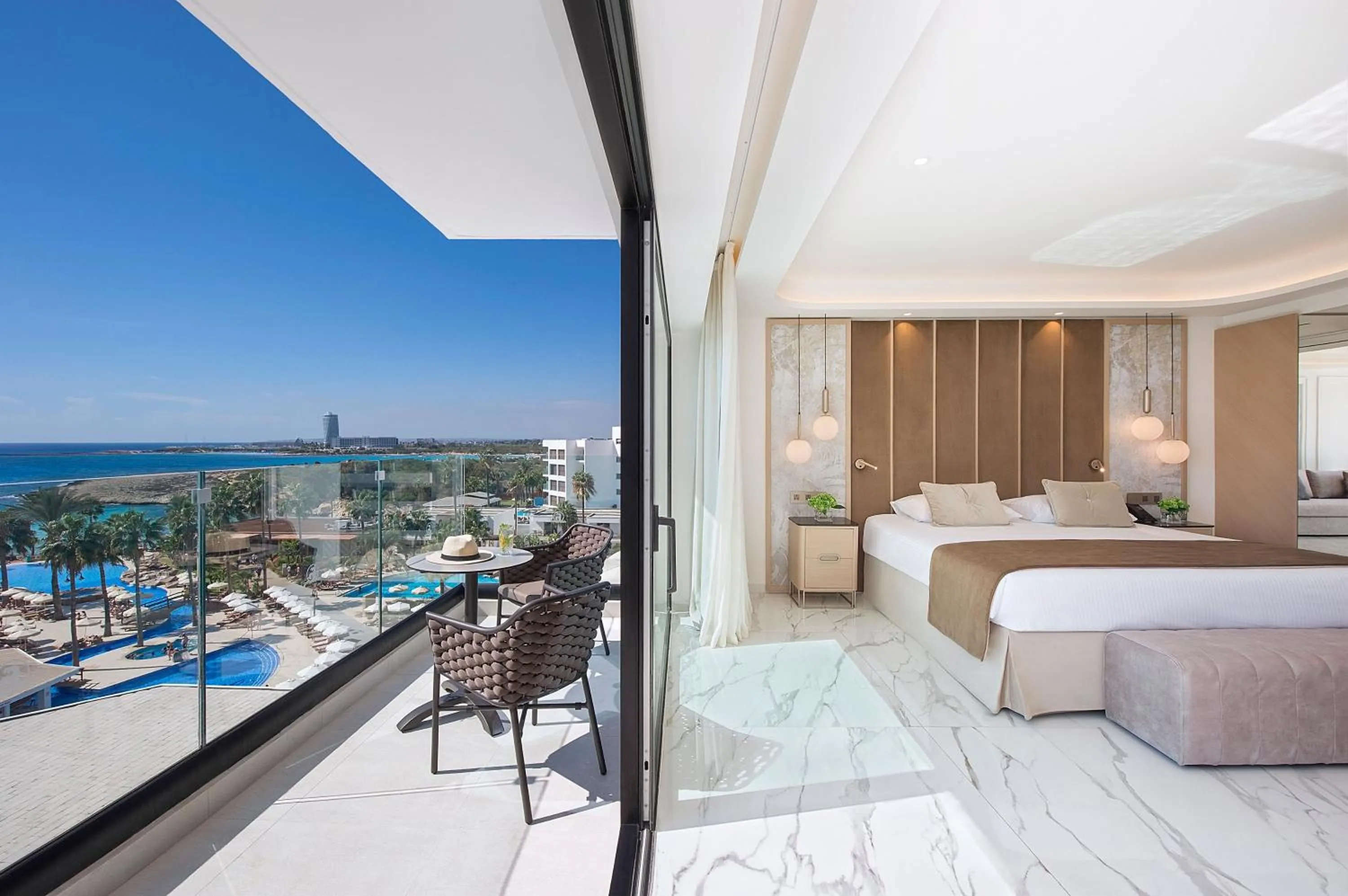 Bedroom, Bed in Adams Beach Hotel & Spa