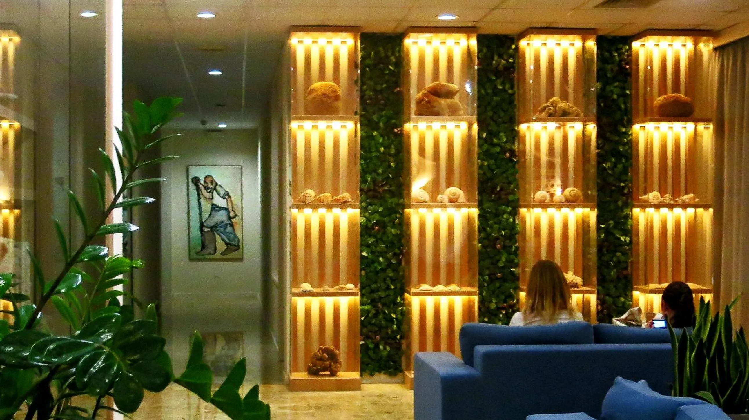 Lobby or reception in Marina Hotel