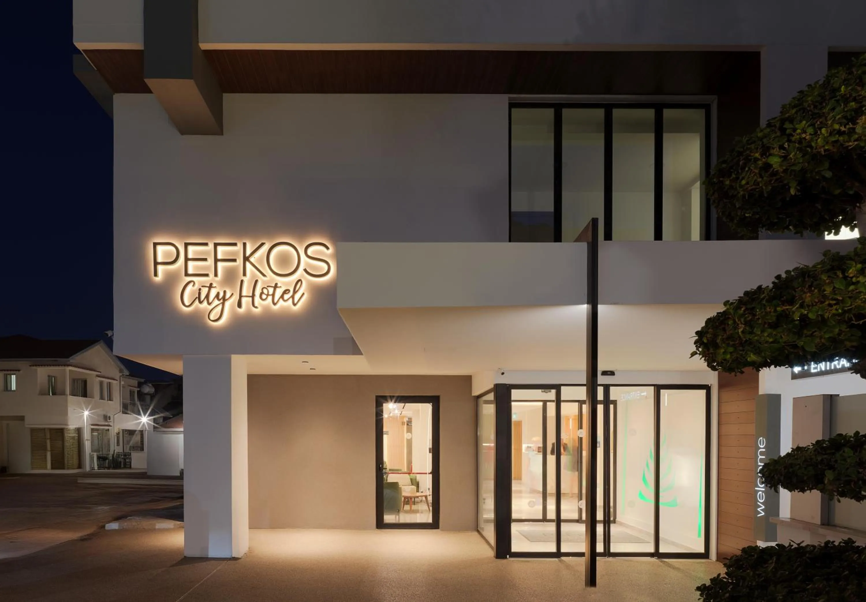 Property building in Pefkos City Hotel