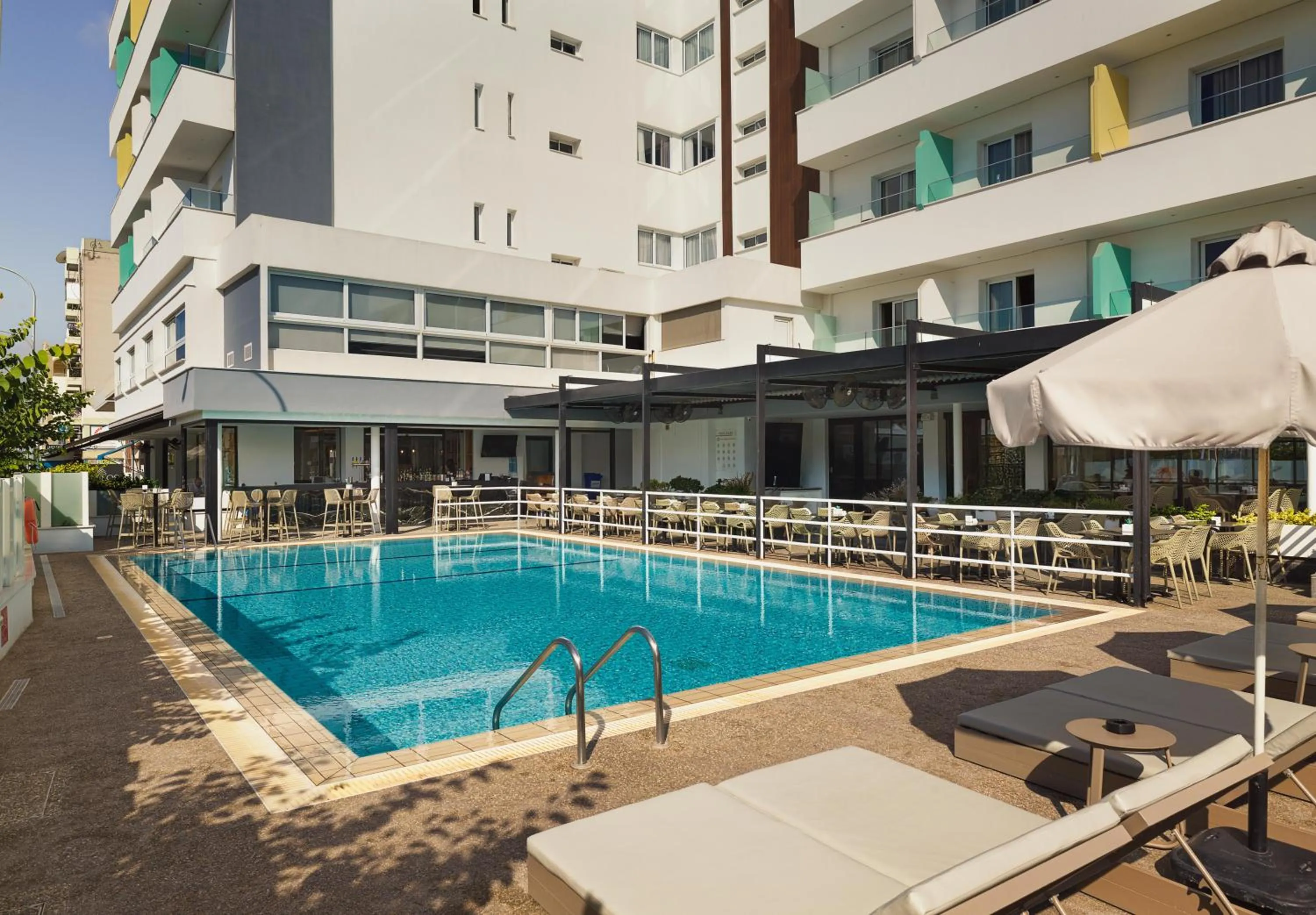 Property building in Pefkos City Hotel