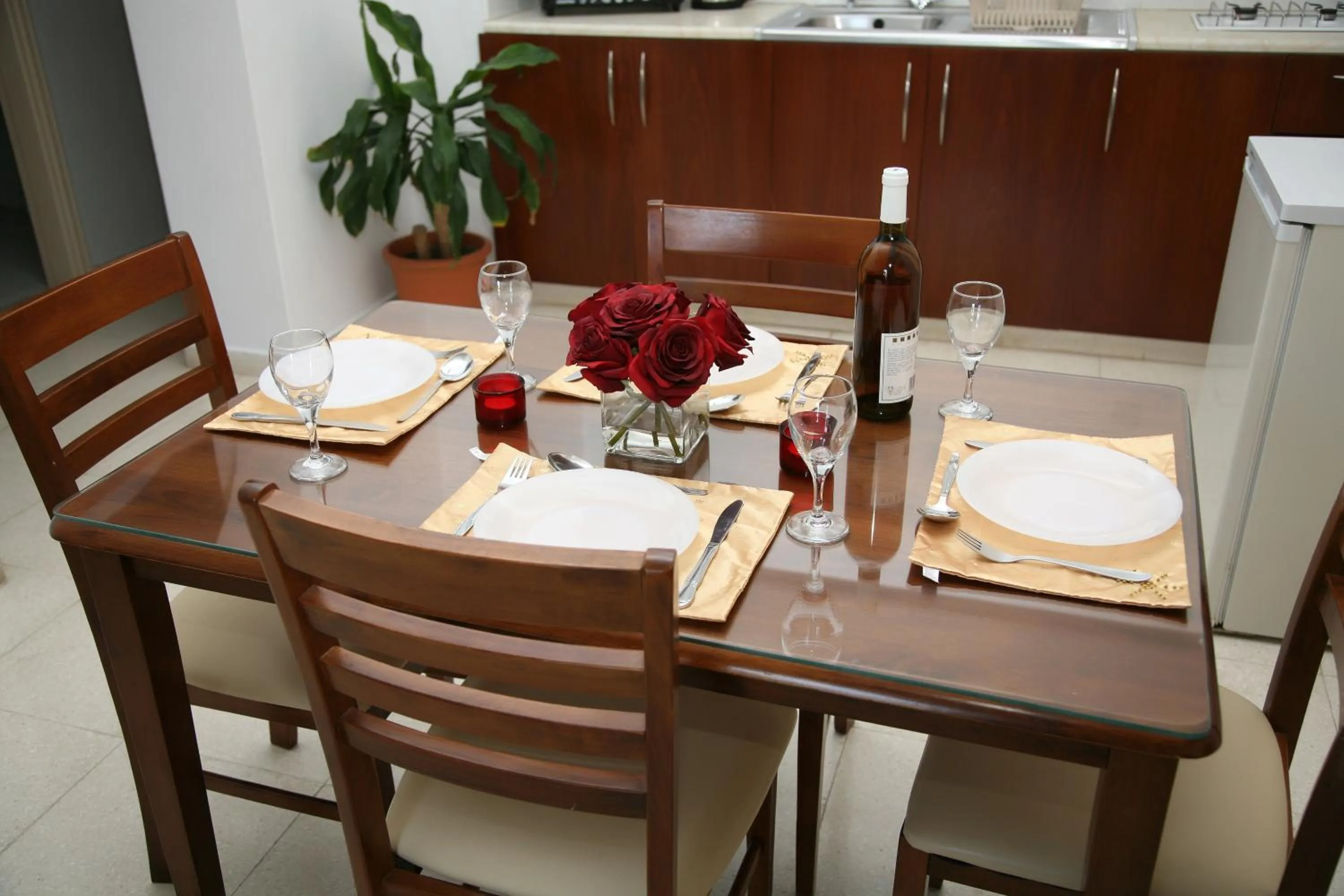 Dining area in Anna Hotel Apartments