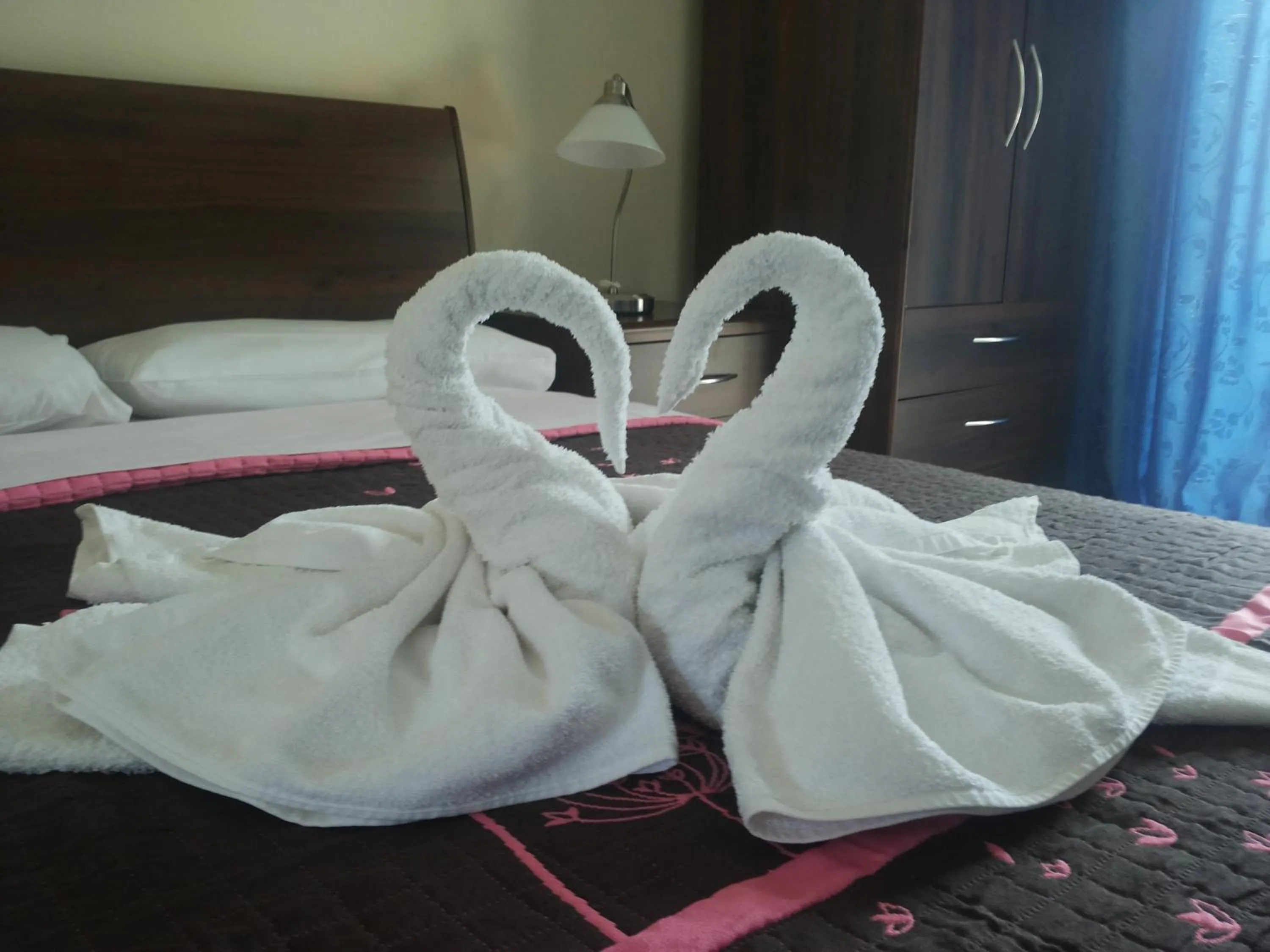 Bed in Anna Hotel Apartments