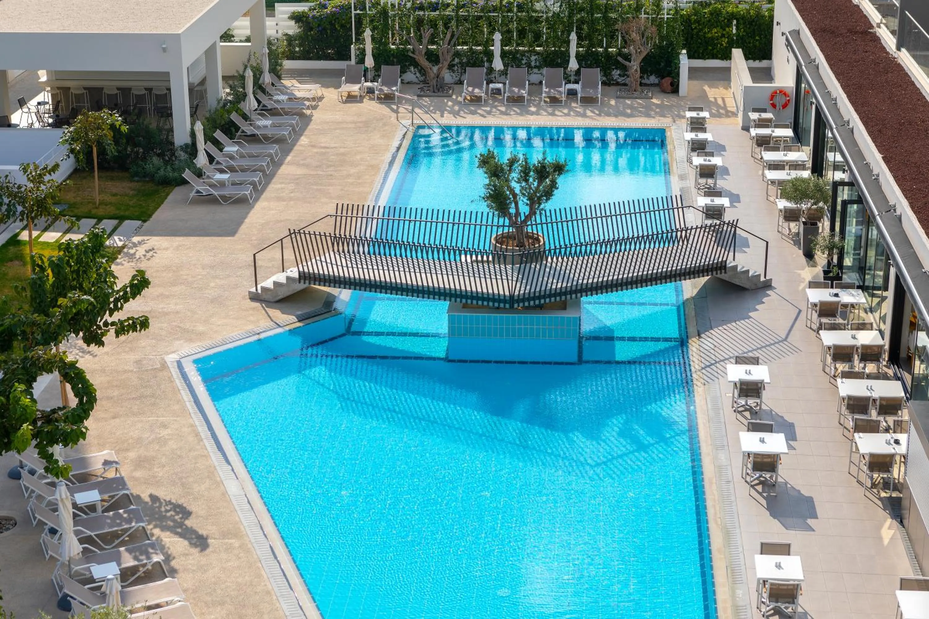 Swimming pool in Anemi Hotel & Suites