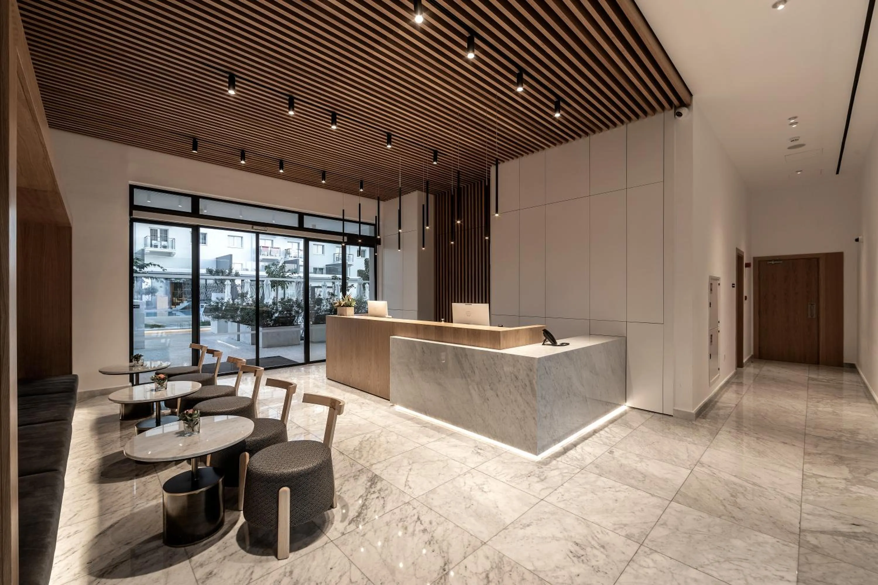 Lobby or reception in Anemi Hotel & Suites