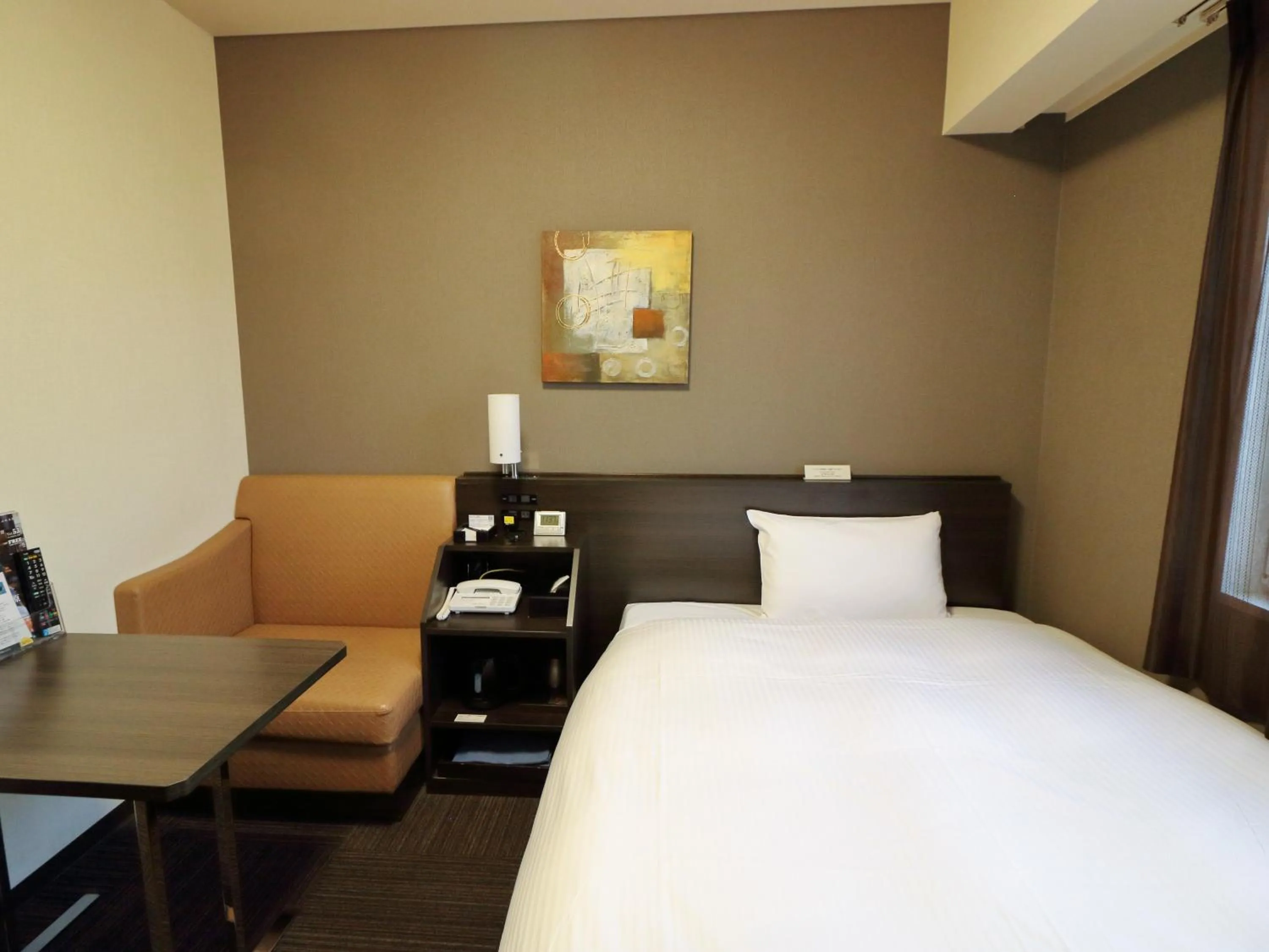 Photo of the whole room, Bed in Hotel Route-Inn Shimizu Inter