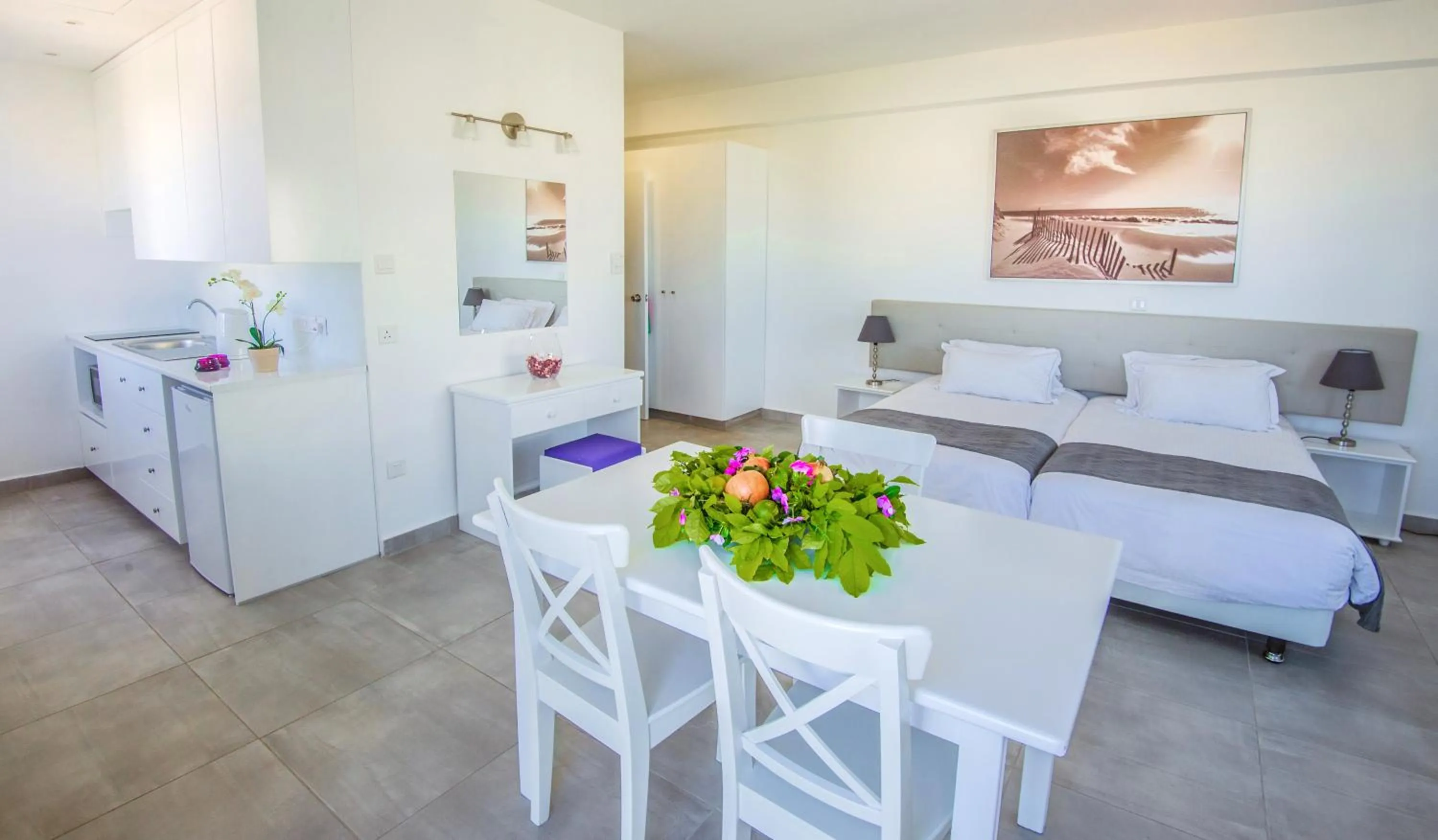 Bed in Alva Hotel Apartments