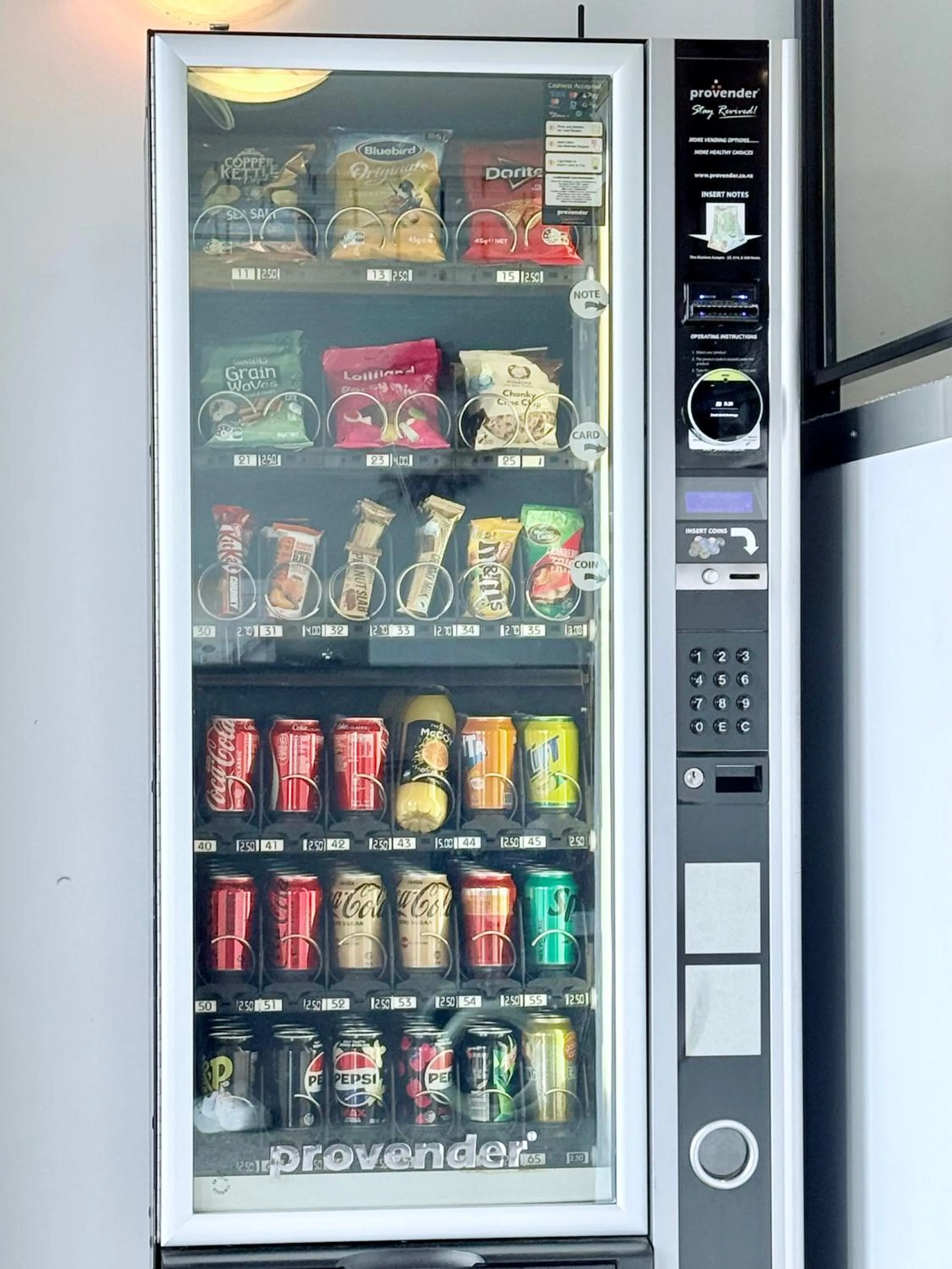 vending machine in BKs Premier Motel Hamilton