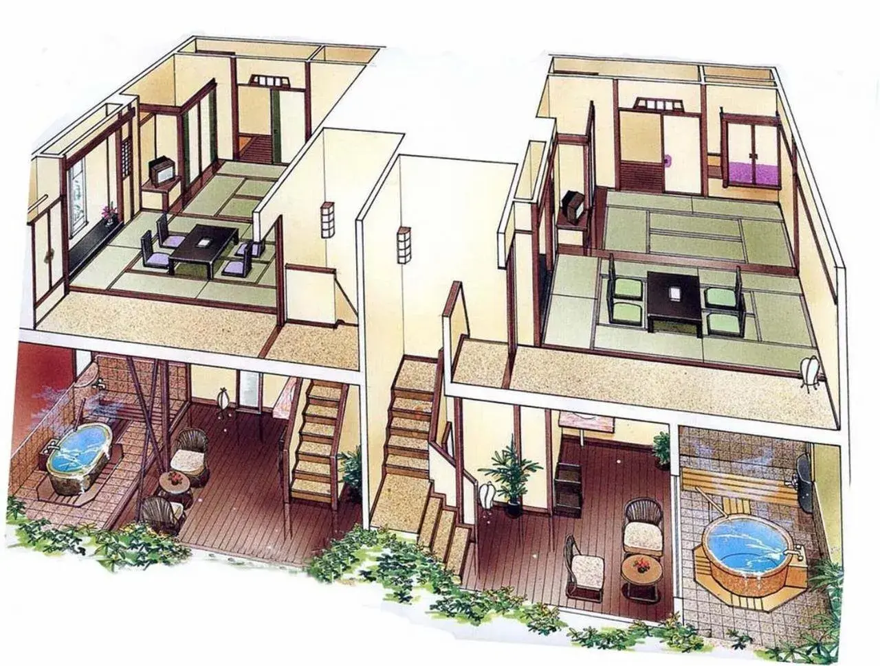 Deluxe Japanese-Style Room with Open Air Bath in Hishino Onsen Tokiwakan Deluxe Japanese-Style Room with Open Air Bath in Hishino Onsen Tokiwakan