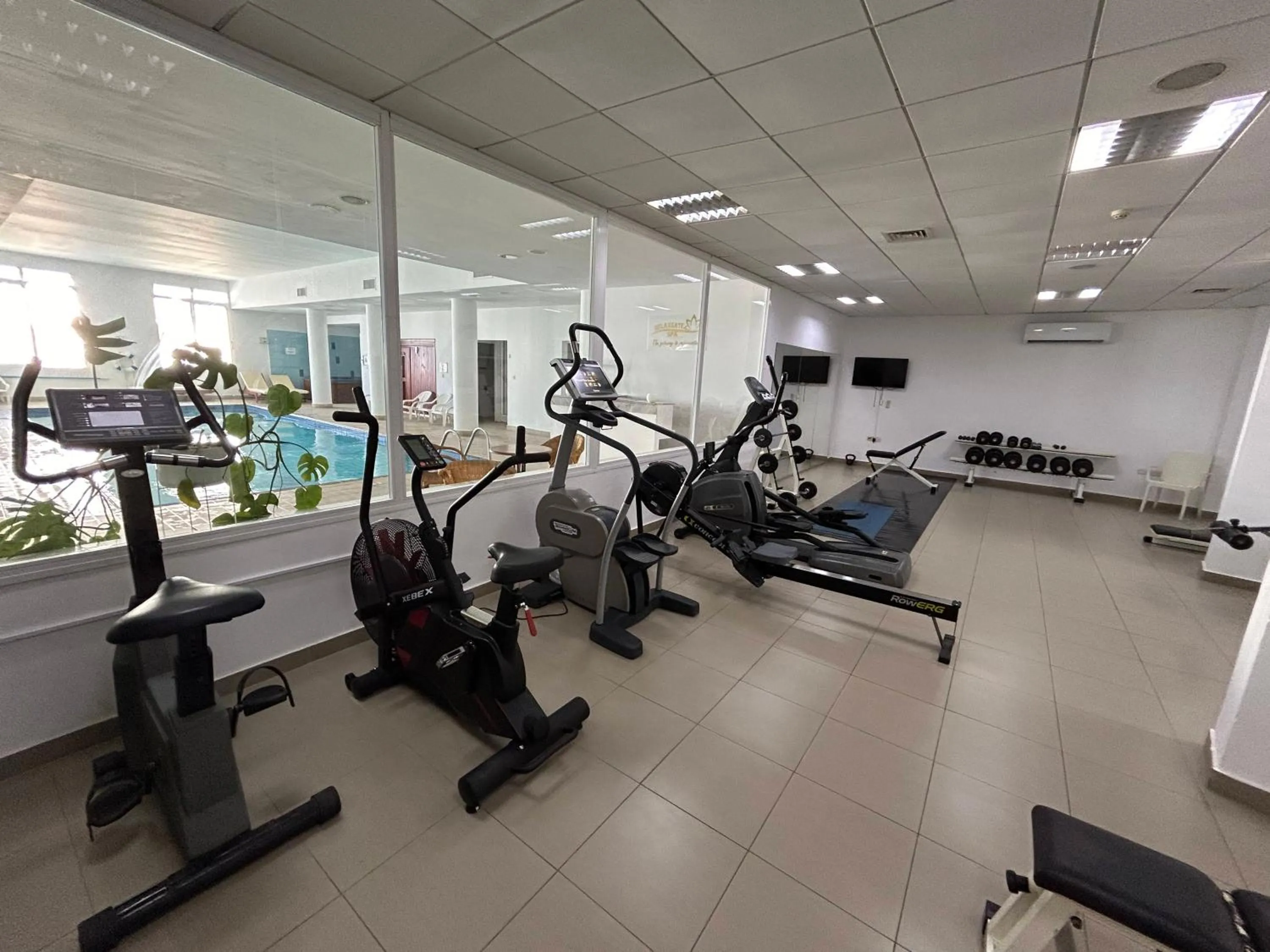 Fitness centre/facilities in Akti Beach Hotel & Village Resort