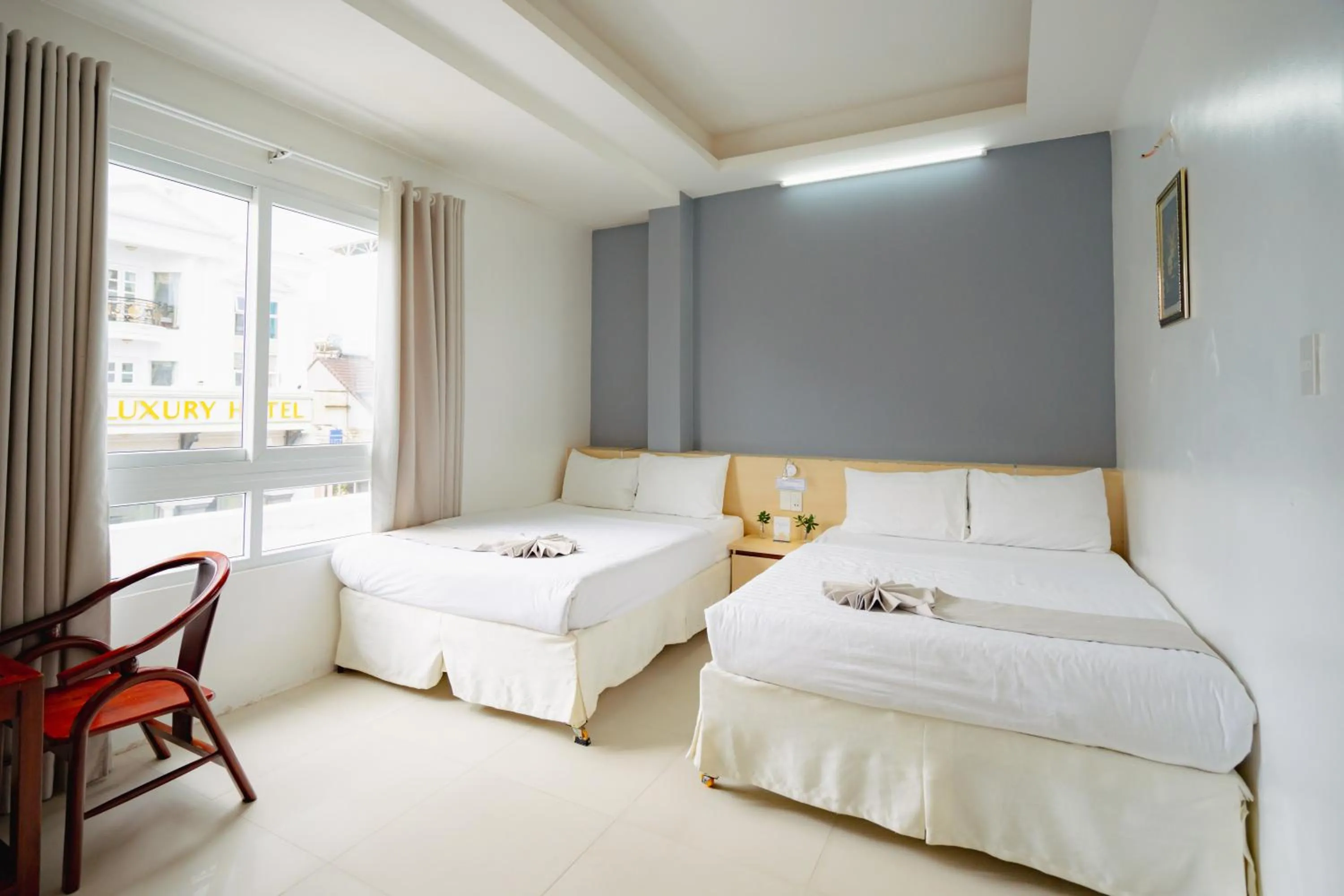 Bed in Ngoc Nguyen Anh Hotel Da Lat