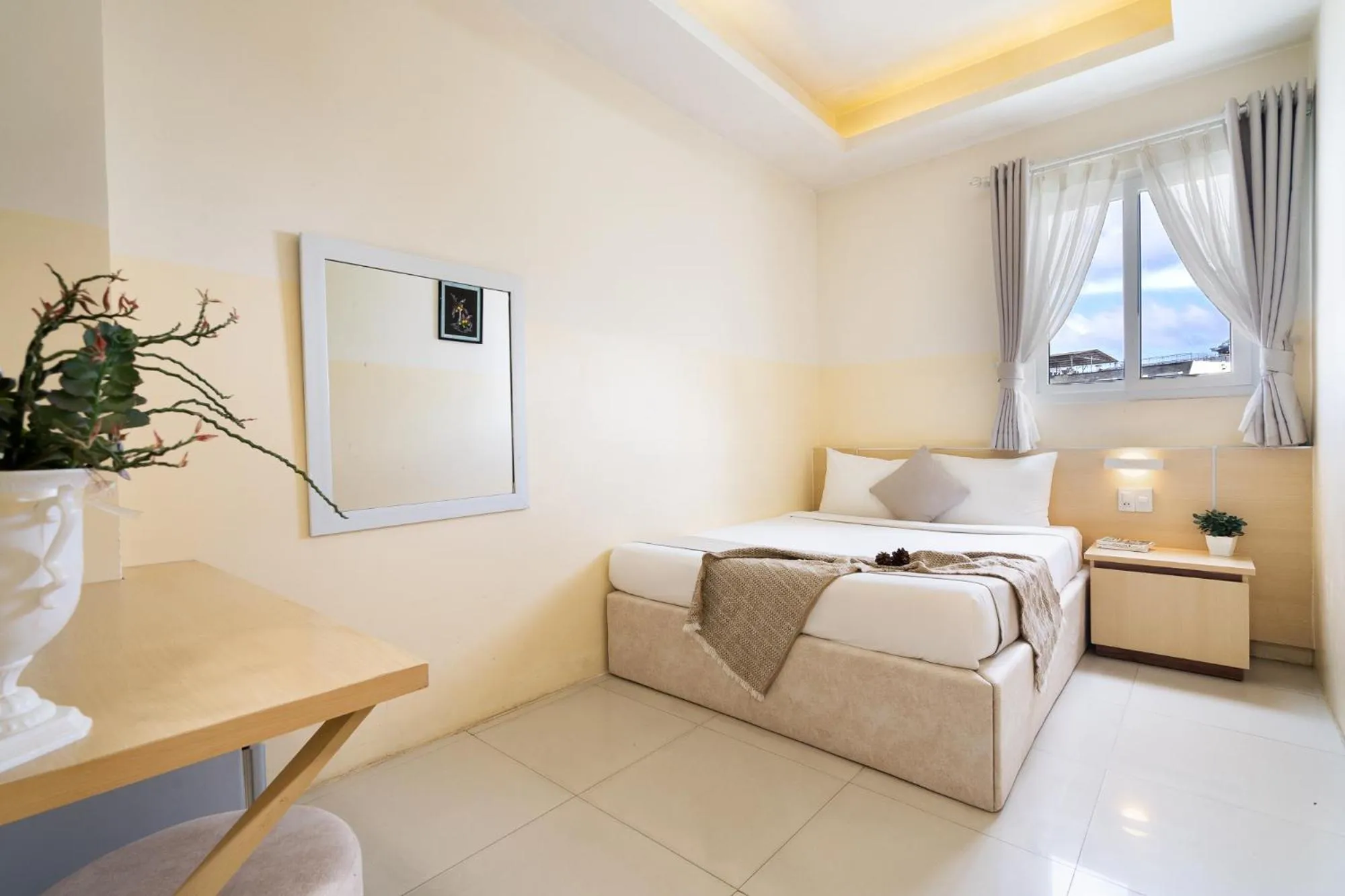 Bed in Ngoc Nguyen Anh Hotel Da Lat