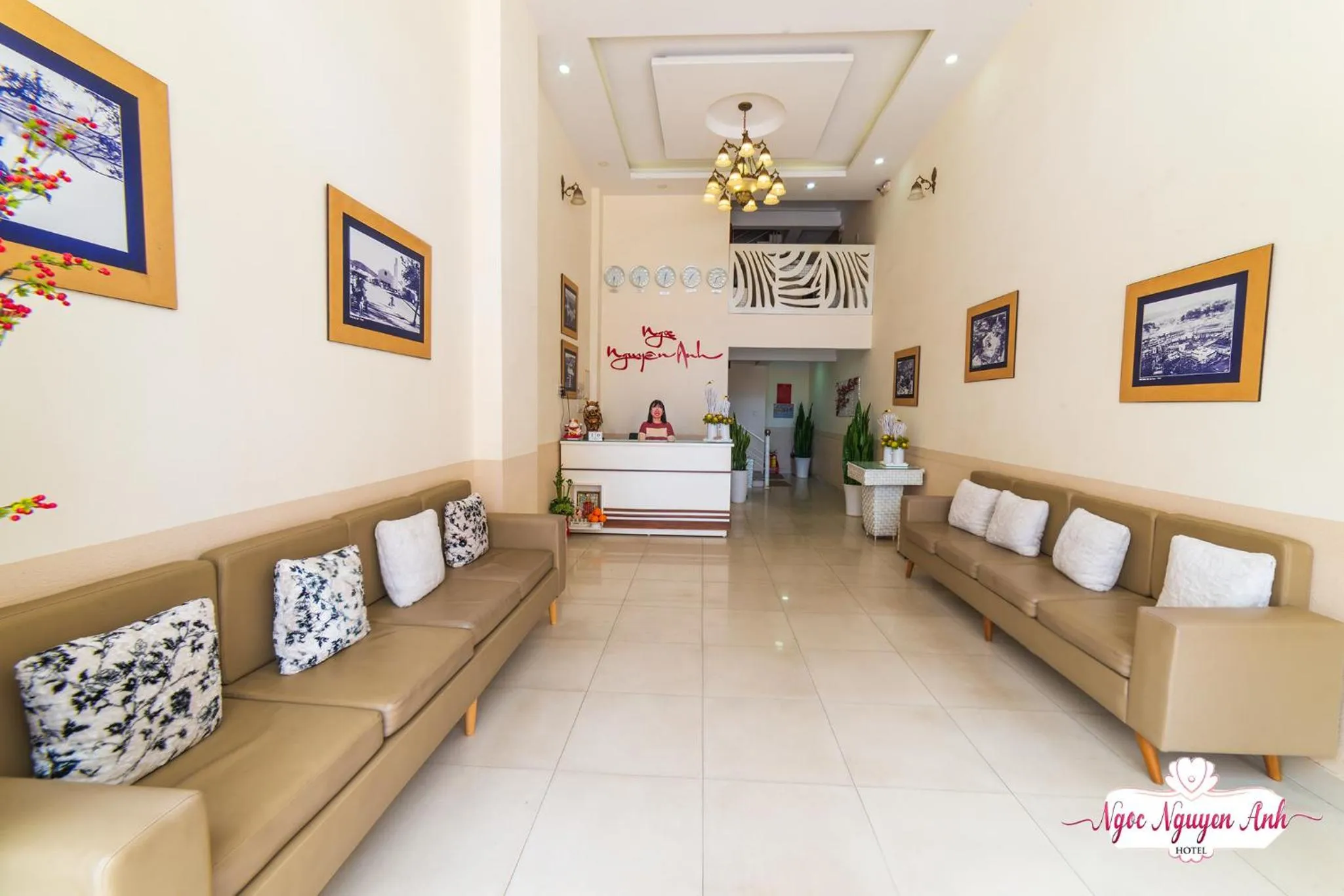 Lobby or reception in Ngoc Nguyen Anh Hotel Da Lat