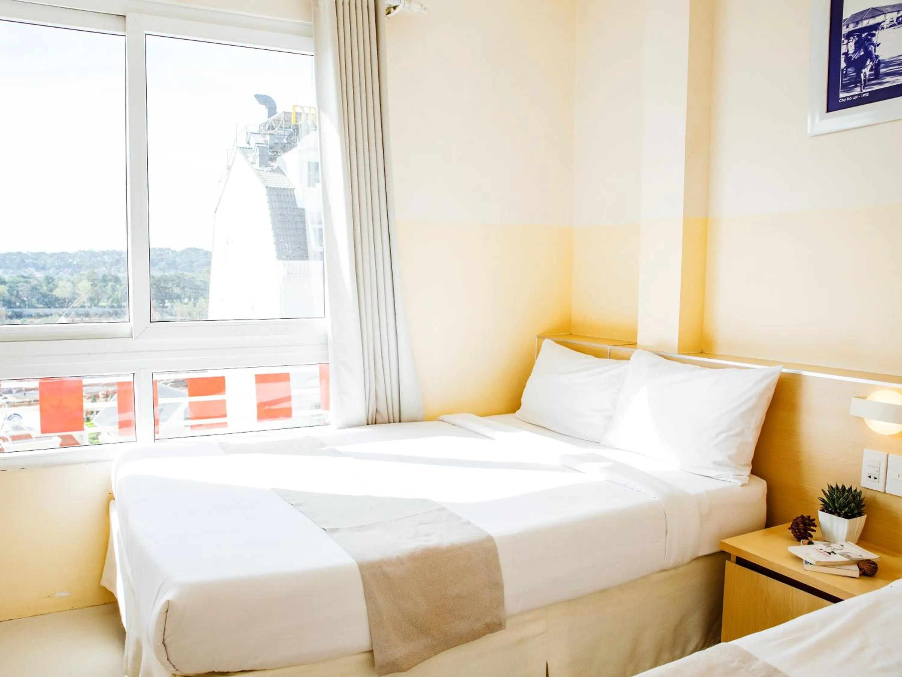 Bed in Ngoc Nguyen Anh Hotel Da Lat