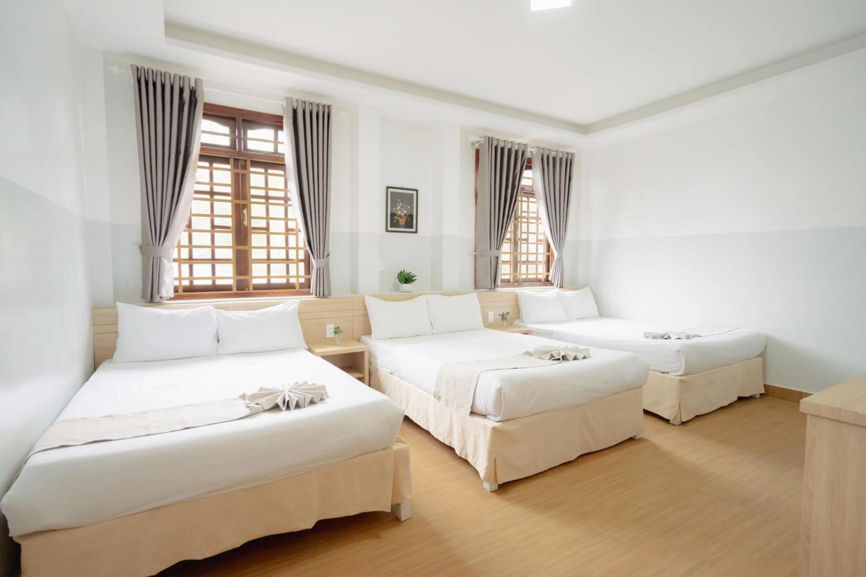 Bed in Ngoc Nguyen Anh Hotel Da Lat