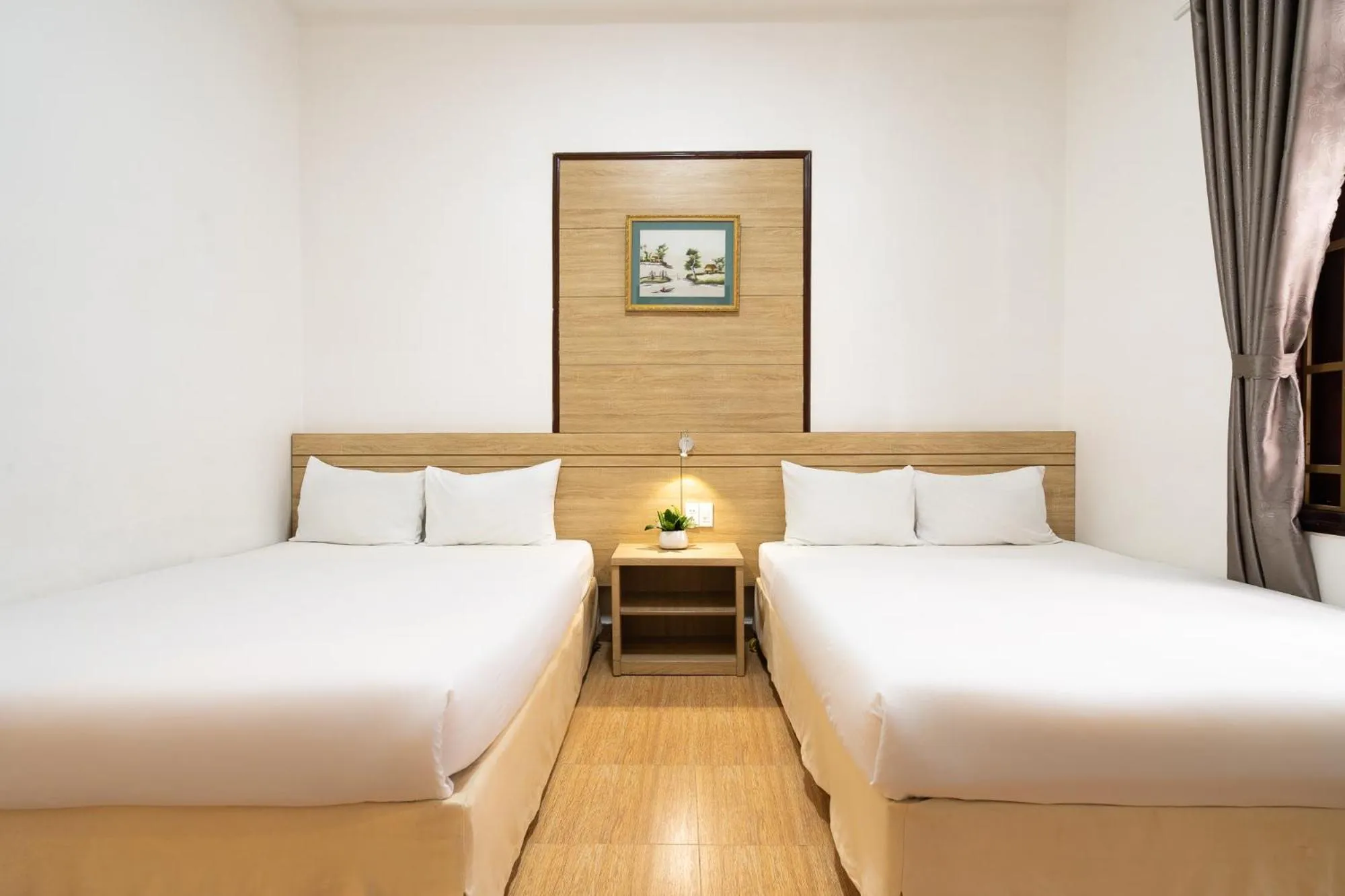 Bed in Ngoc Nguyen Anh Hotel Da Lat