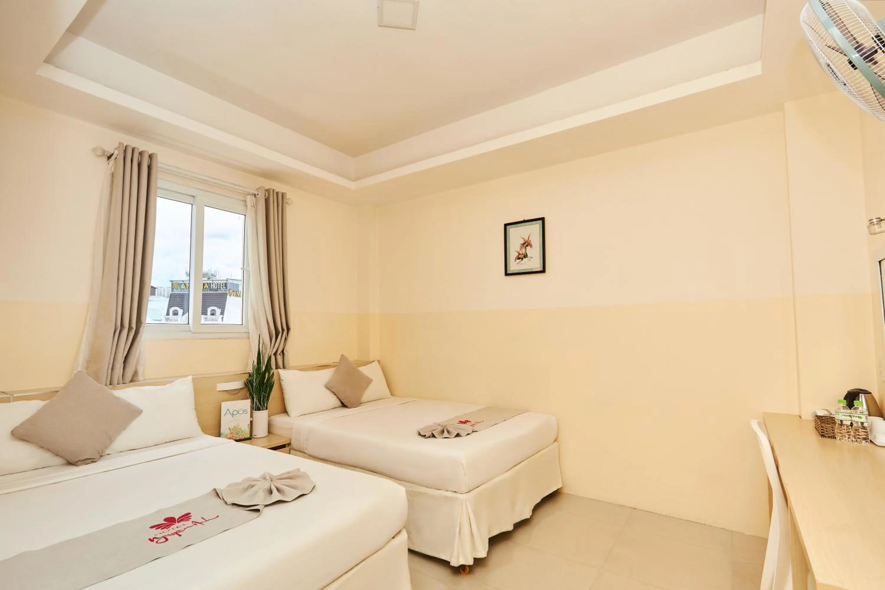 Bed in Ngoc Nguyen Anh Hotel Da Lat