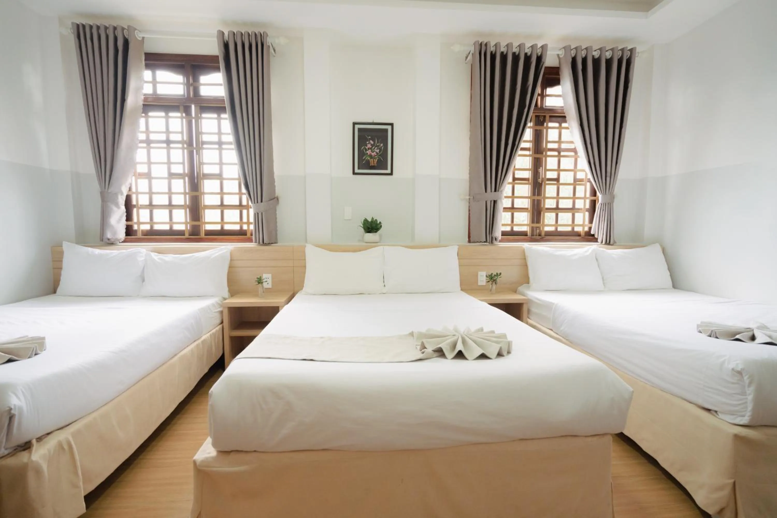 Bed in Ngoc Nguyen Anh Hotel Da Lat