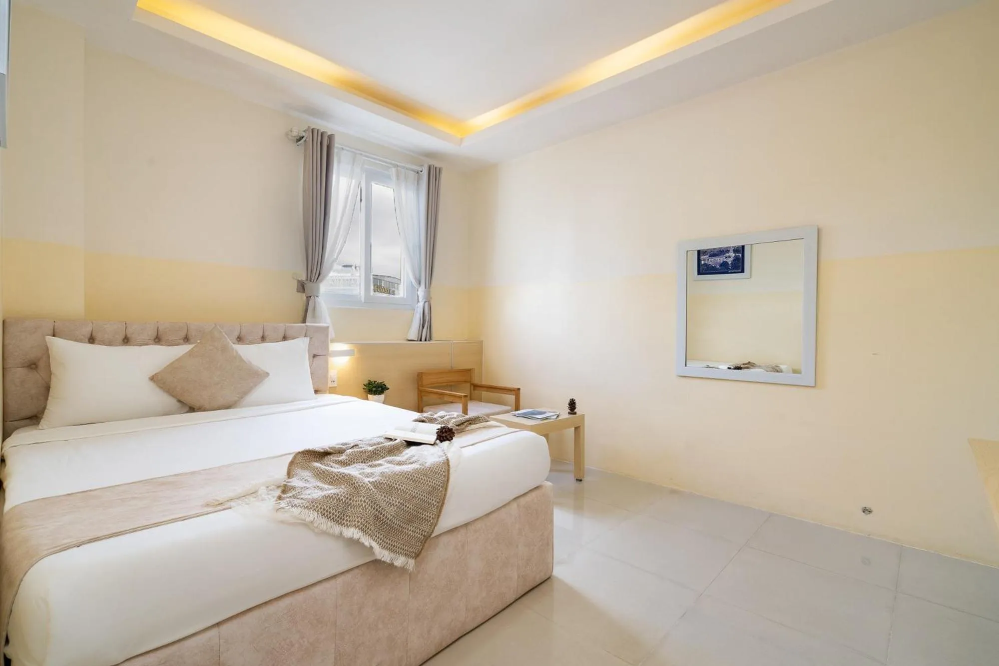 Bed in Ngoc Nguyen Anh Hotel Da Lat