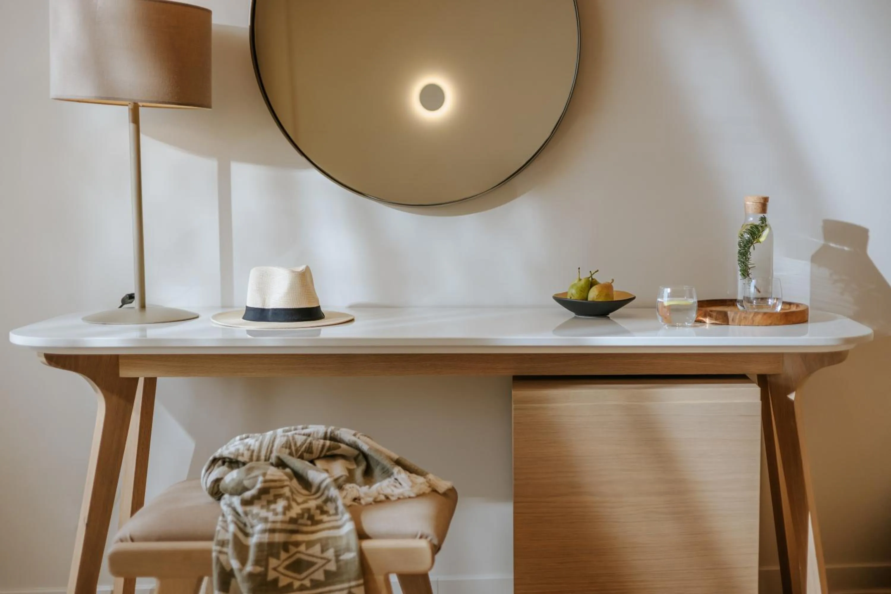 Seating area in Alion Beach Hotel