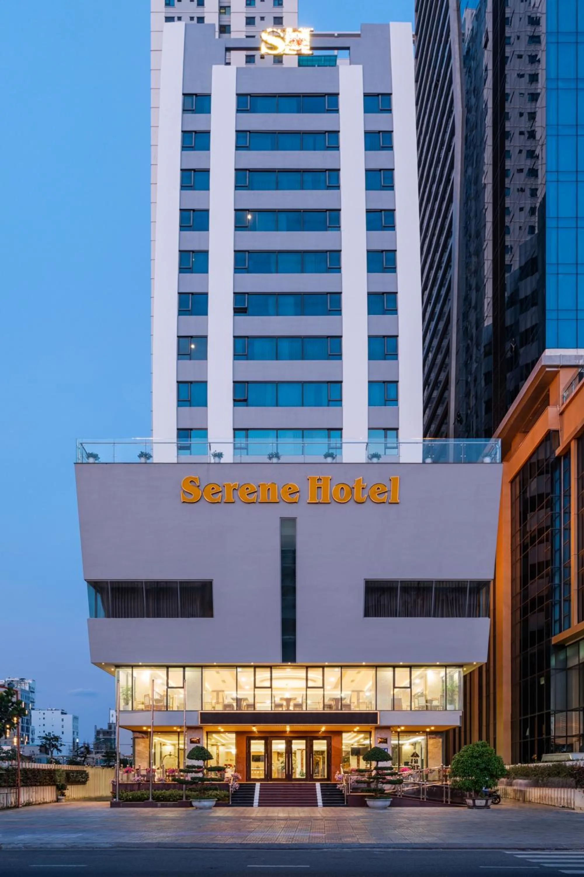 Property building in Serene Beach Hotel Danang
