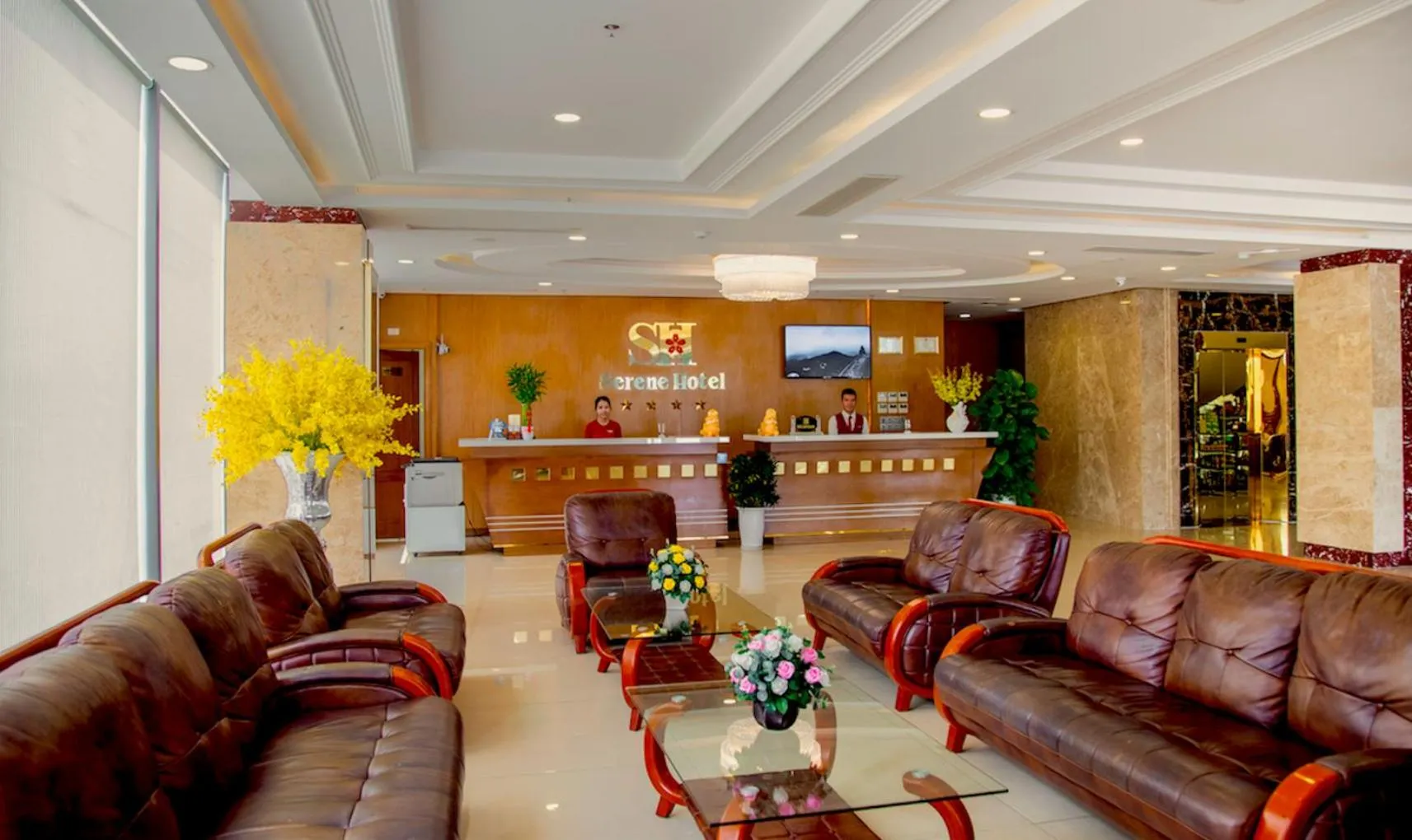 Lobby or reception in Serene Beach Hotel Danang