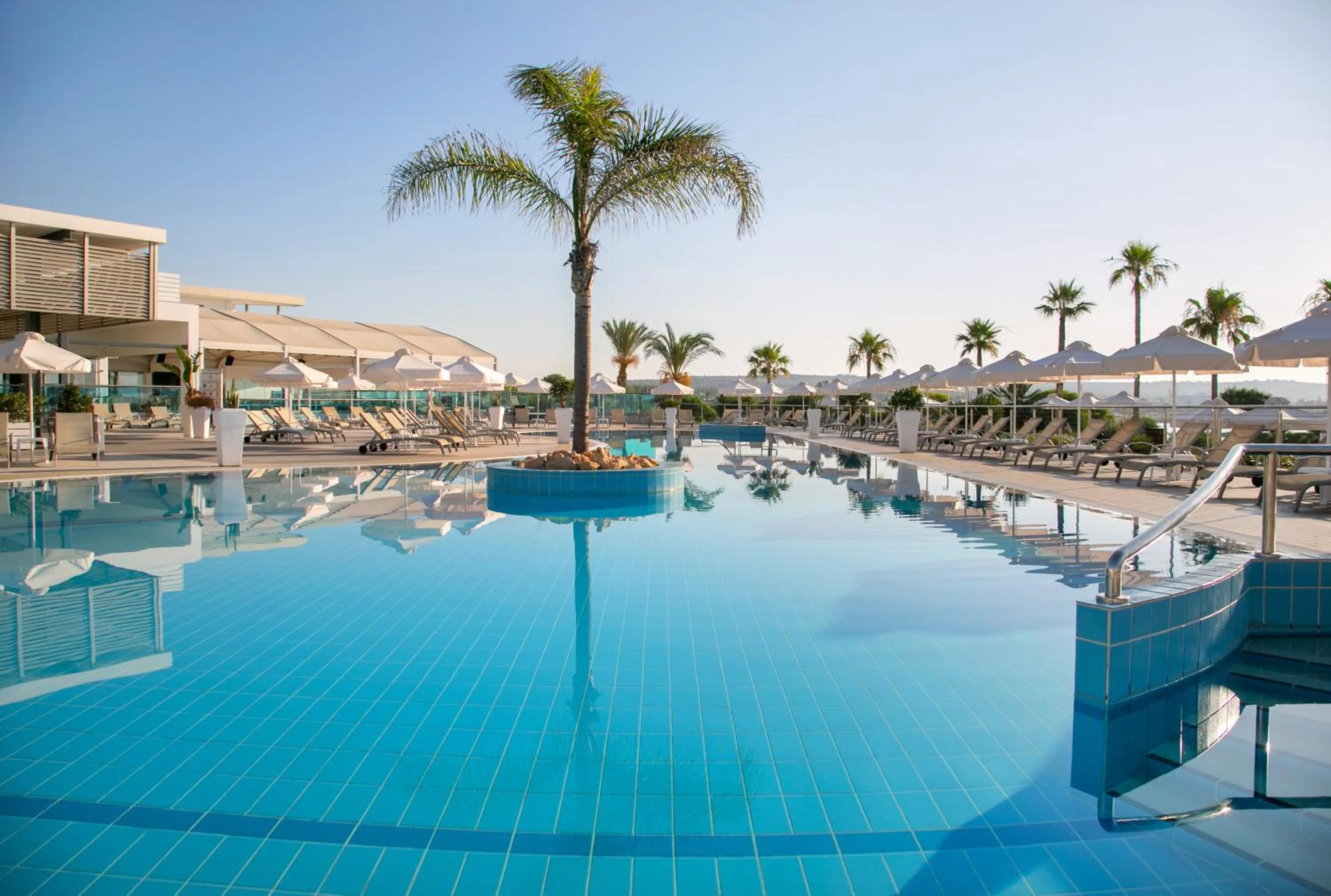 Swimming pool in Asterias Beach Hotel