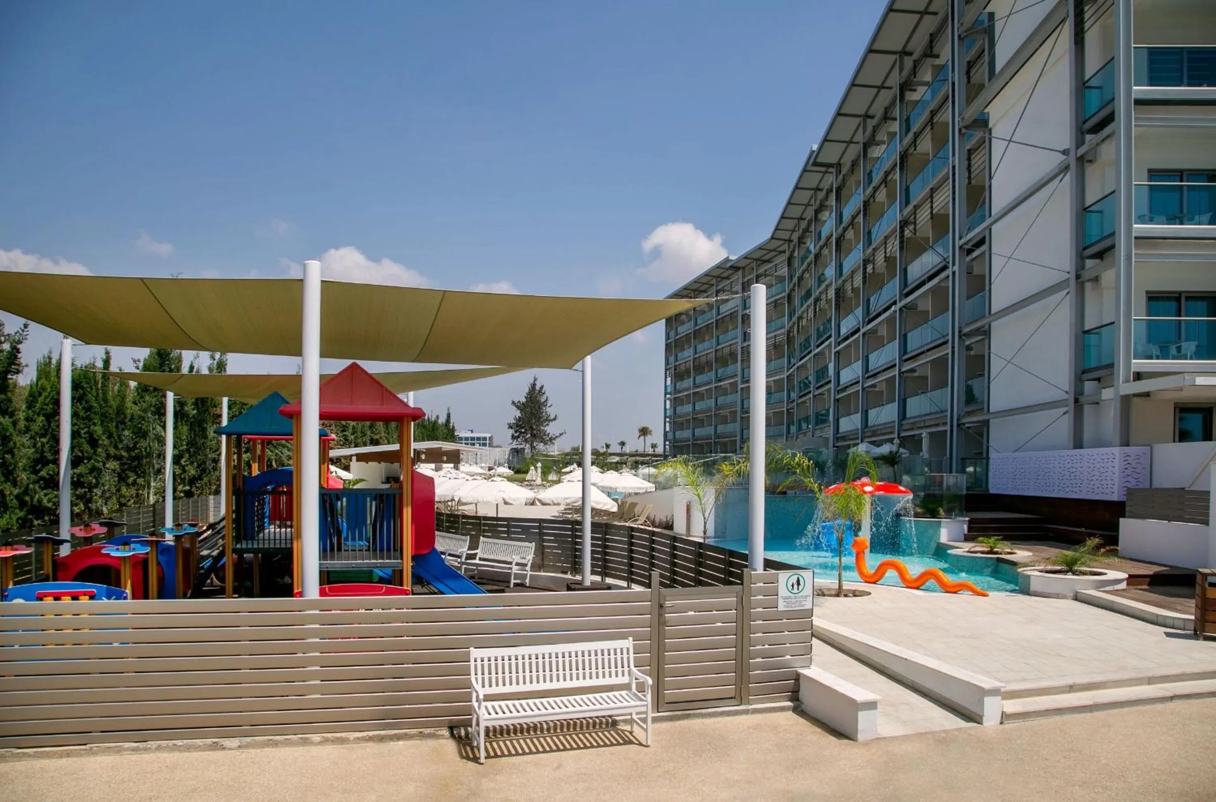 Children play ground in Asterias Beach Hotel