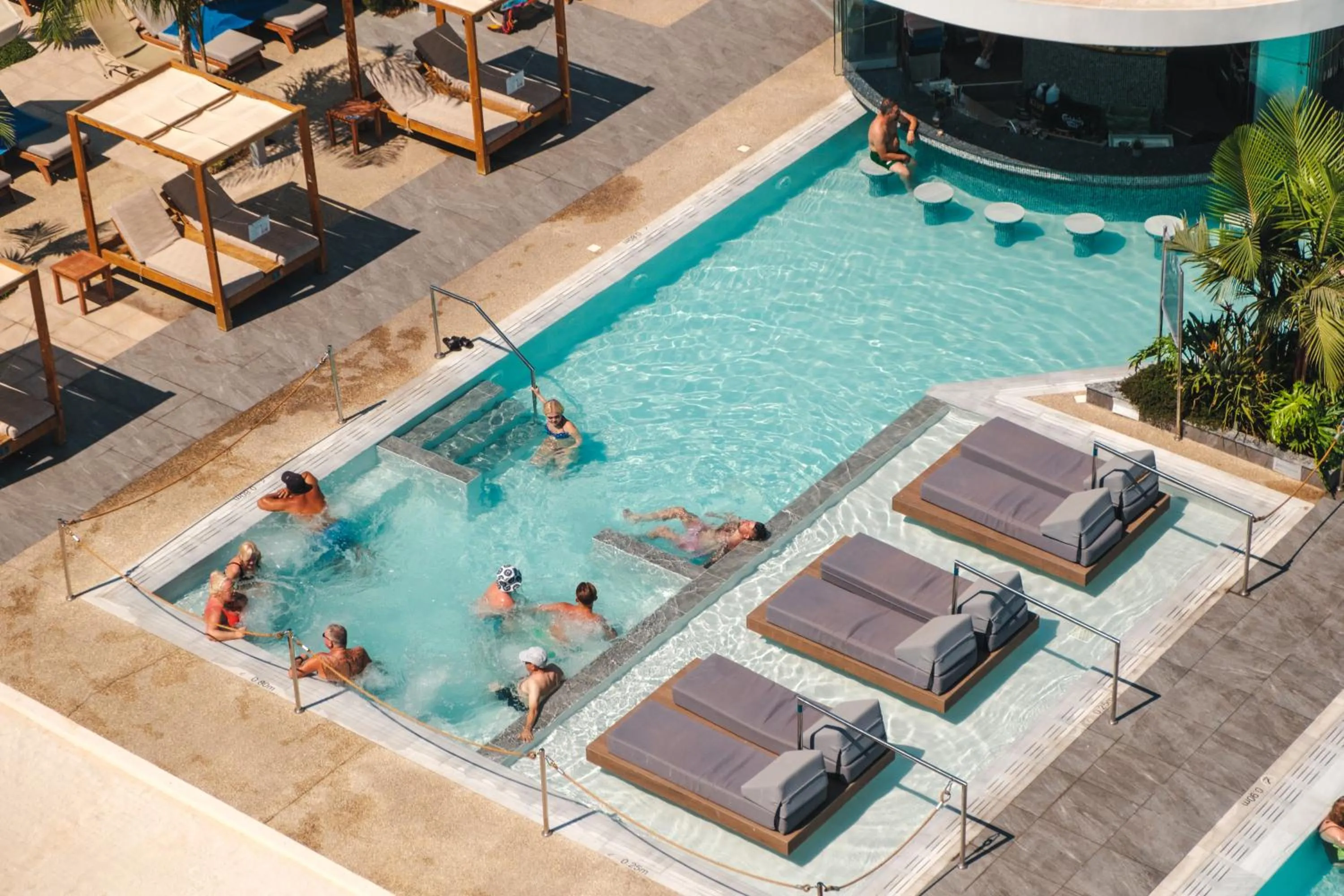 Pool view in Kapetanios Bay Hotel Protaras
