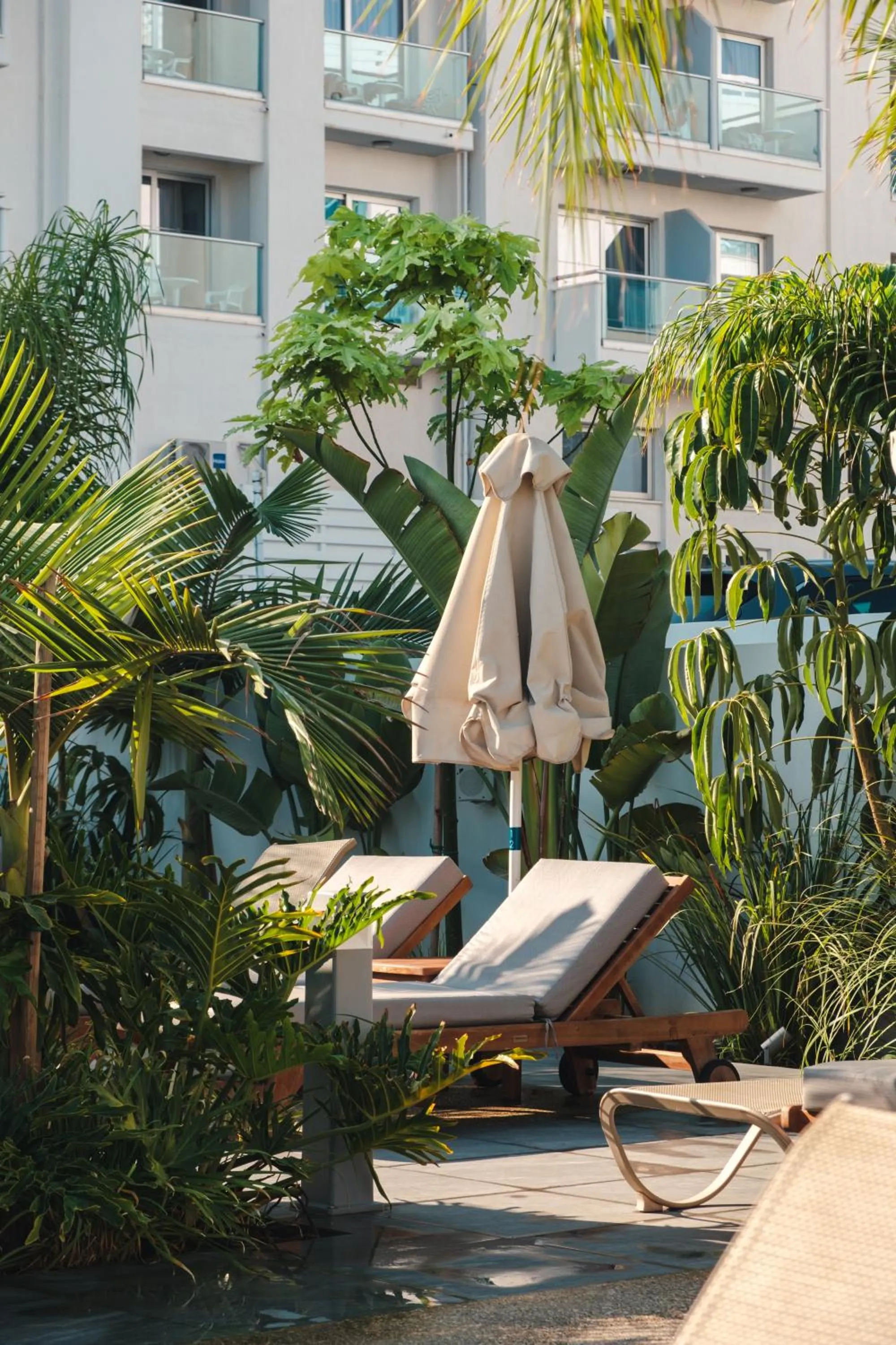 sunbed in Kapetanios Bay Hotel Protaras