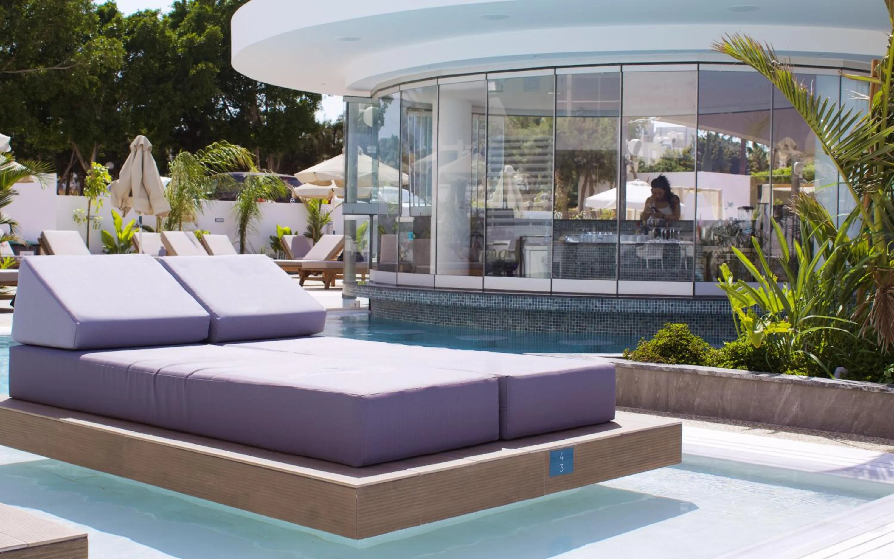 Patio in Kapetanios Bay Hotel Protaras