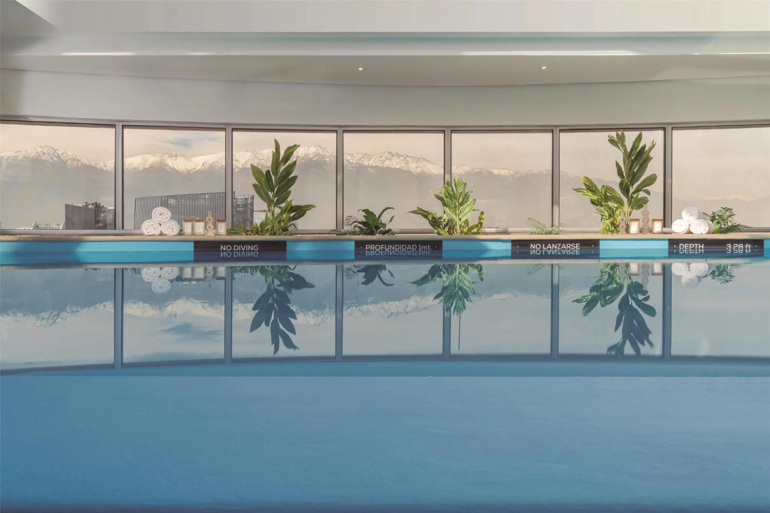 Pool view in NH Collection Plaza Santiago