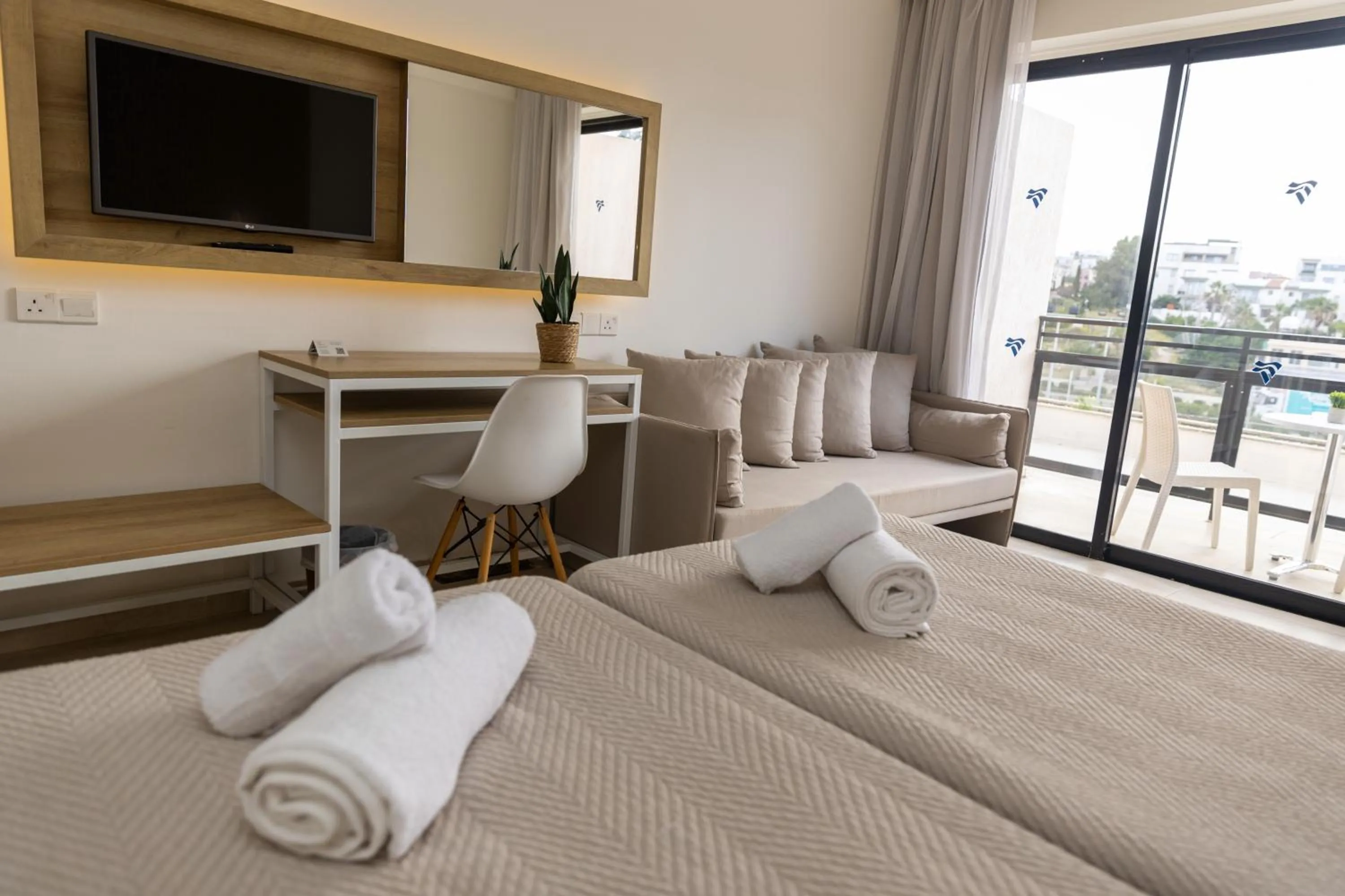 Bed in Venus Beach Hotel