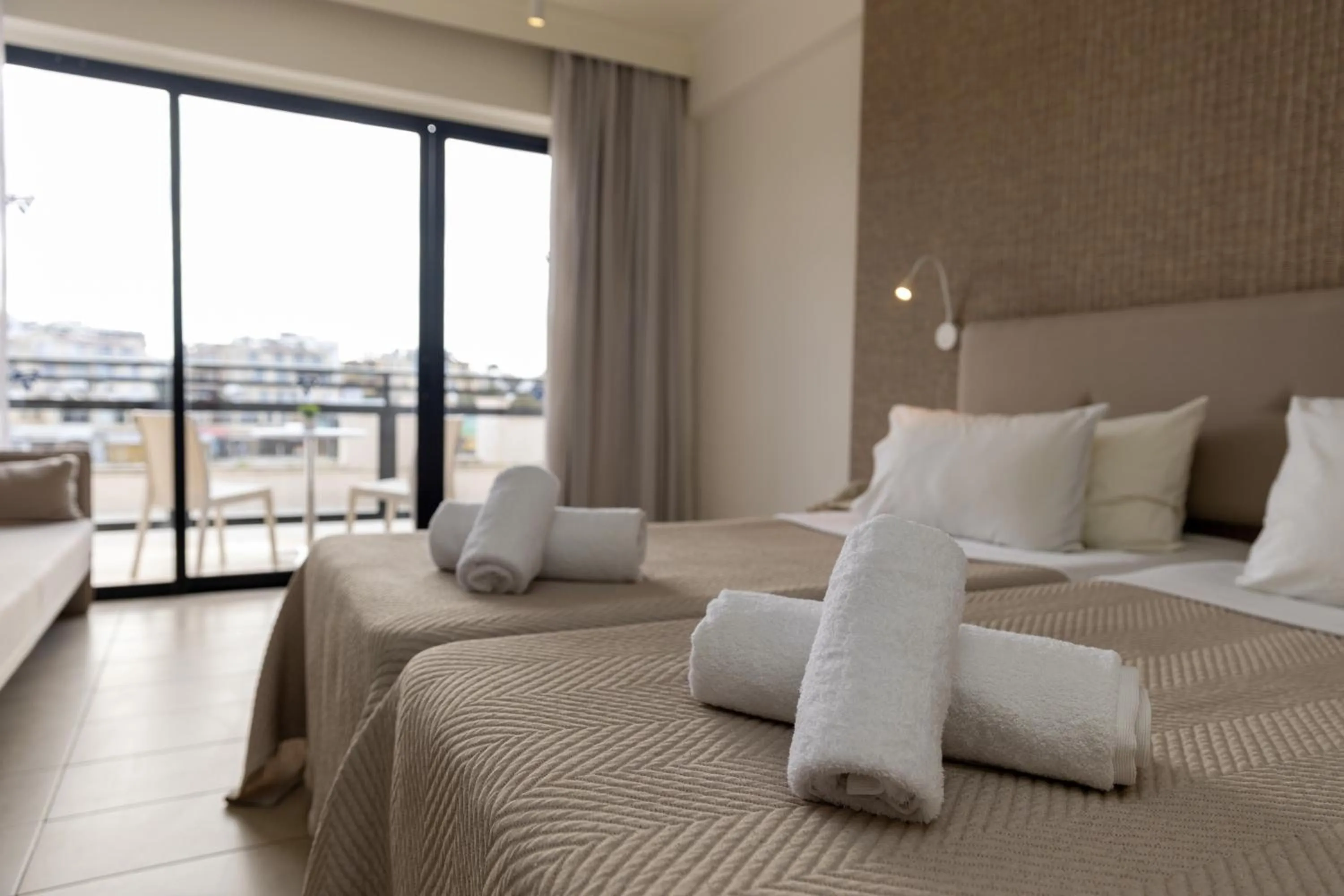 Bed in Venus Beach Hotel