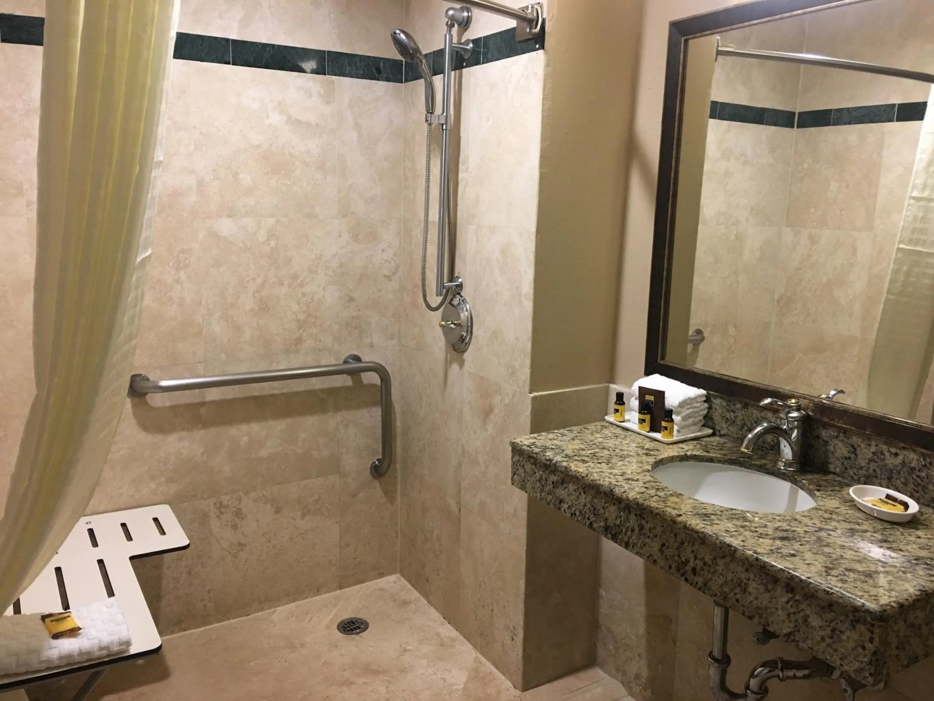 Shower in Best Western Plus Marina Shores Hotel