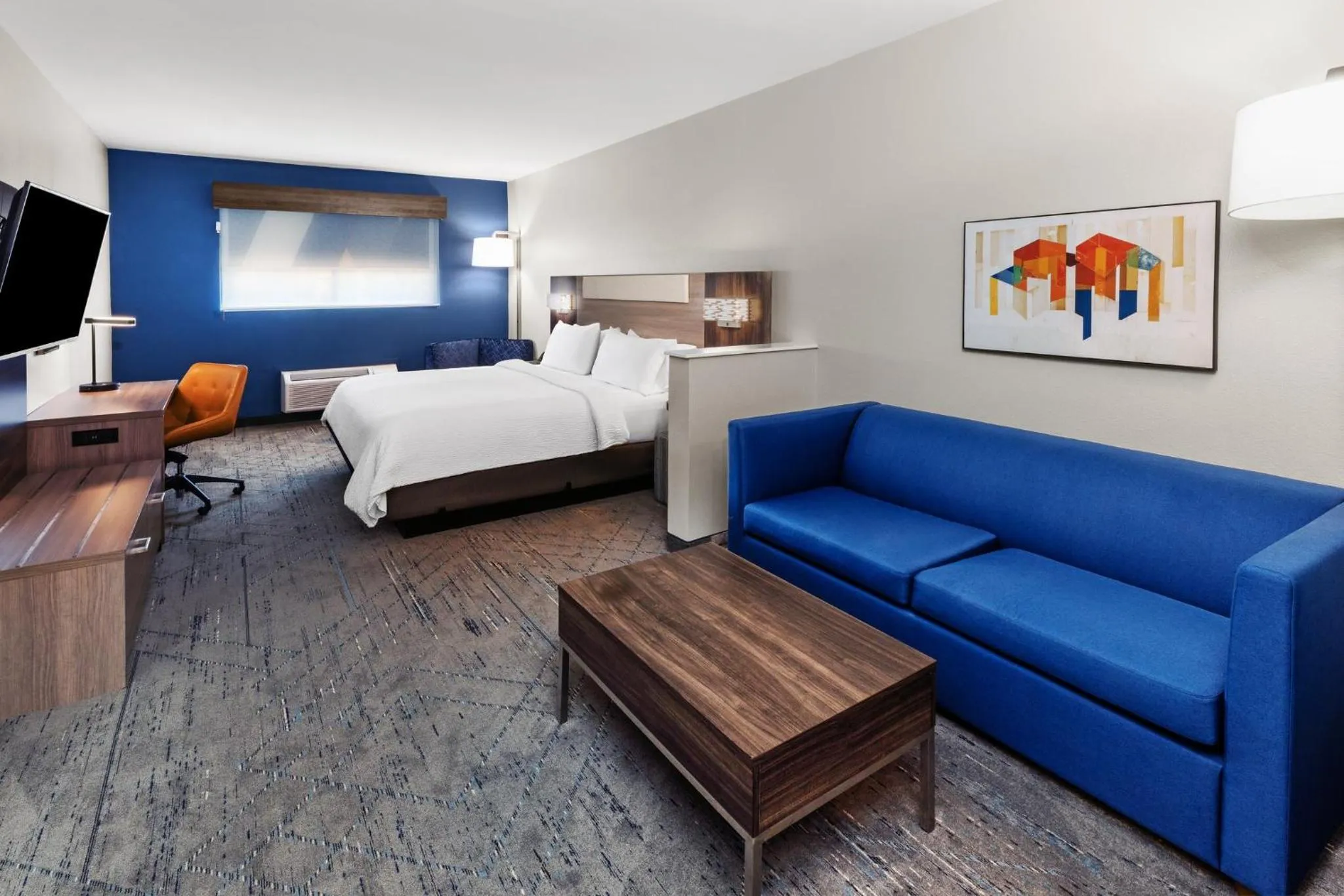 Photo of the whole room, Bed in Holiday Inn Express Hotel & Suites Henderson - Traffic Star by IHG