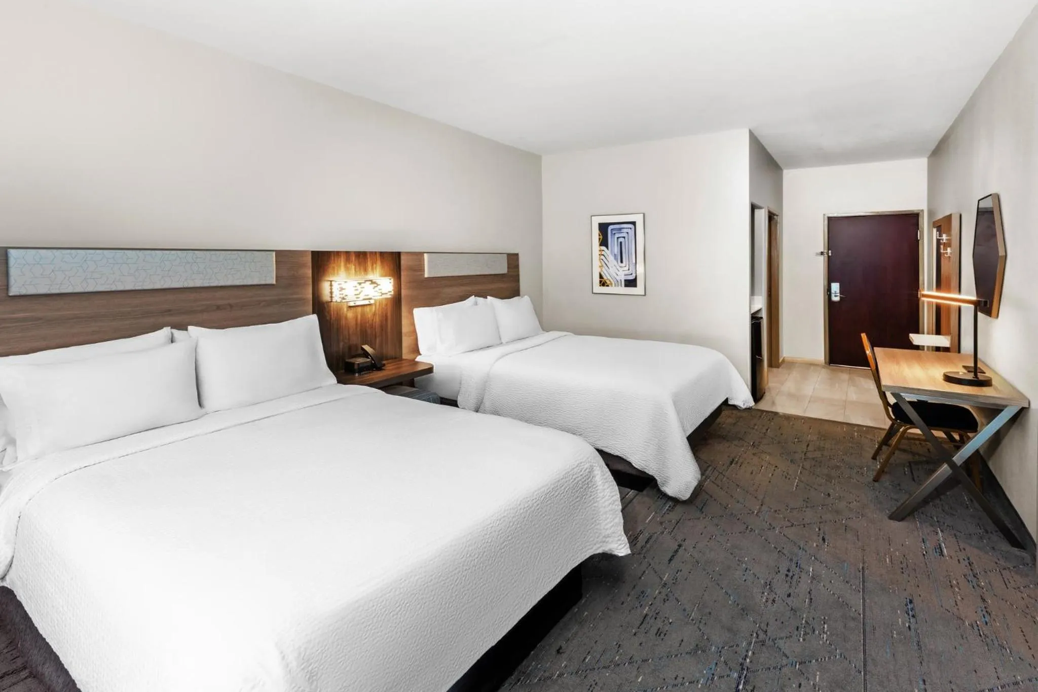 Photo of the whole room, Bed in Holiday Inn Express Hotel & Suites Henderson - Traffic Star by IHG