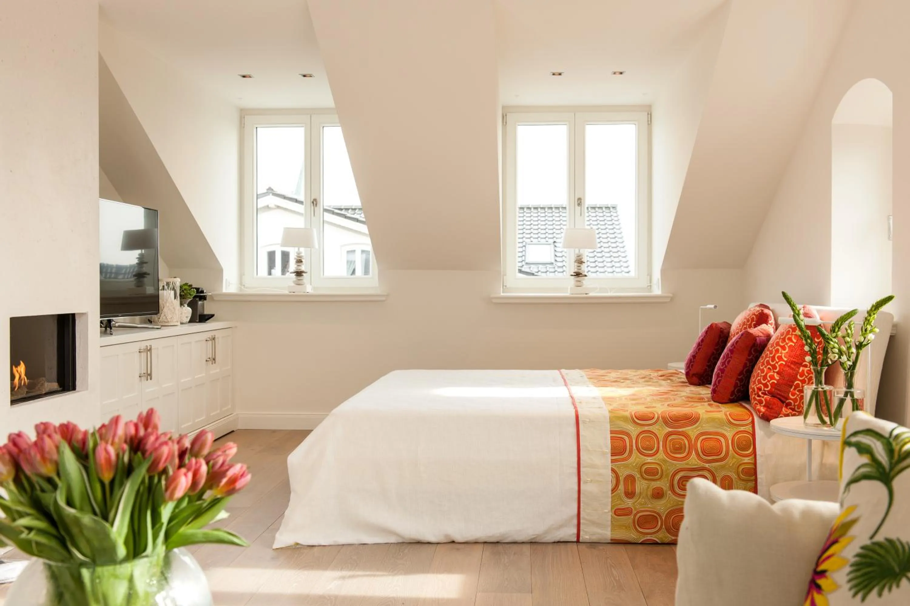 Bed in Hotel Sylter Zollhaus