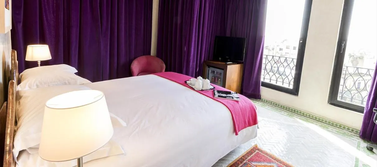 Bed in Soundouss Hotel