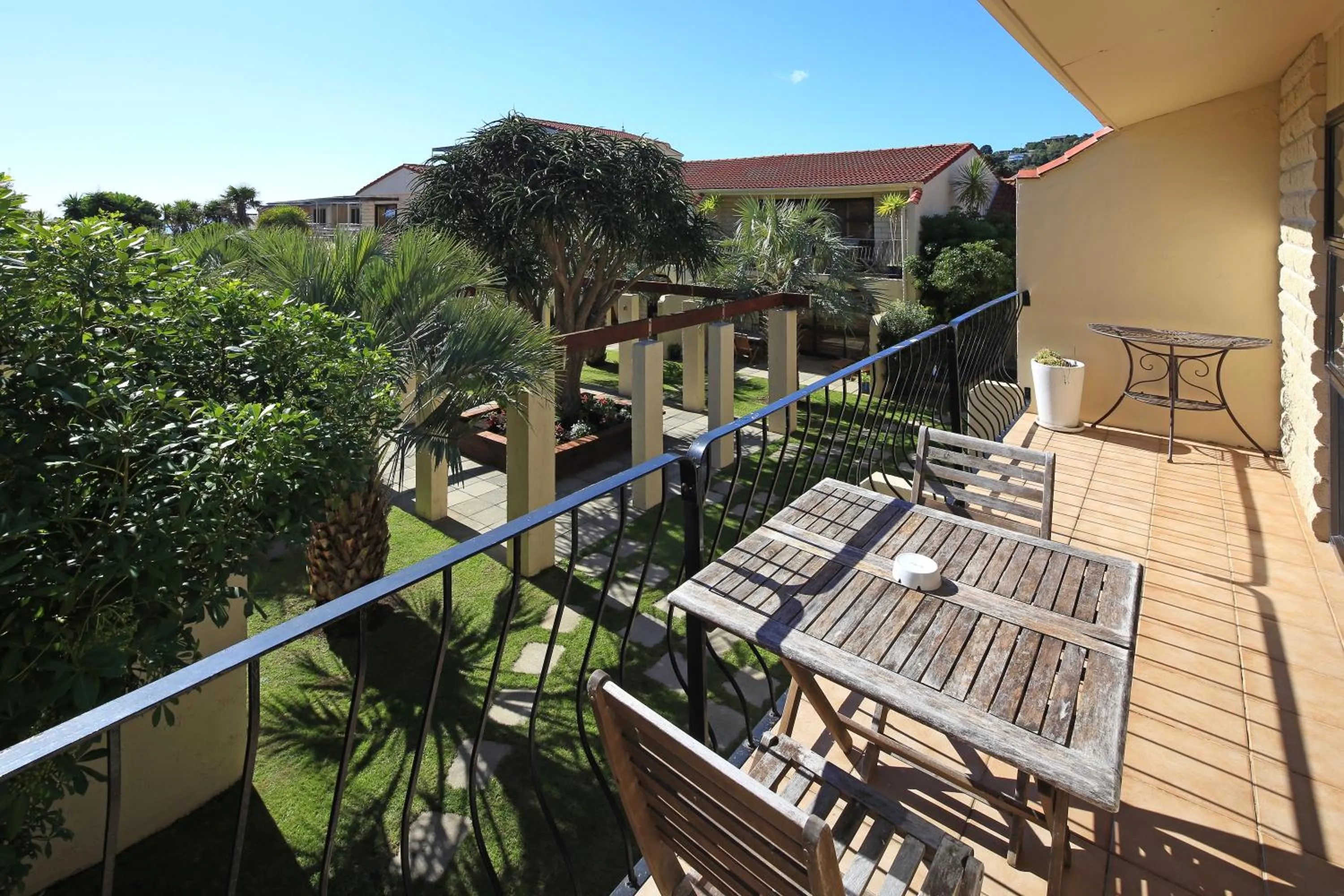 Balcony/Terrace in Onetangi Beach Apartments