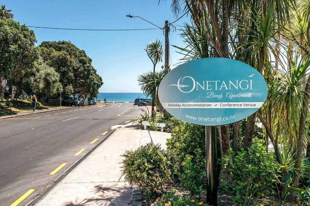 Street view in Onetangi Beach Apartments