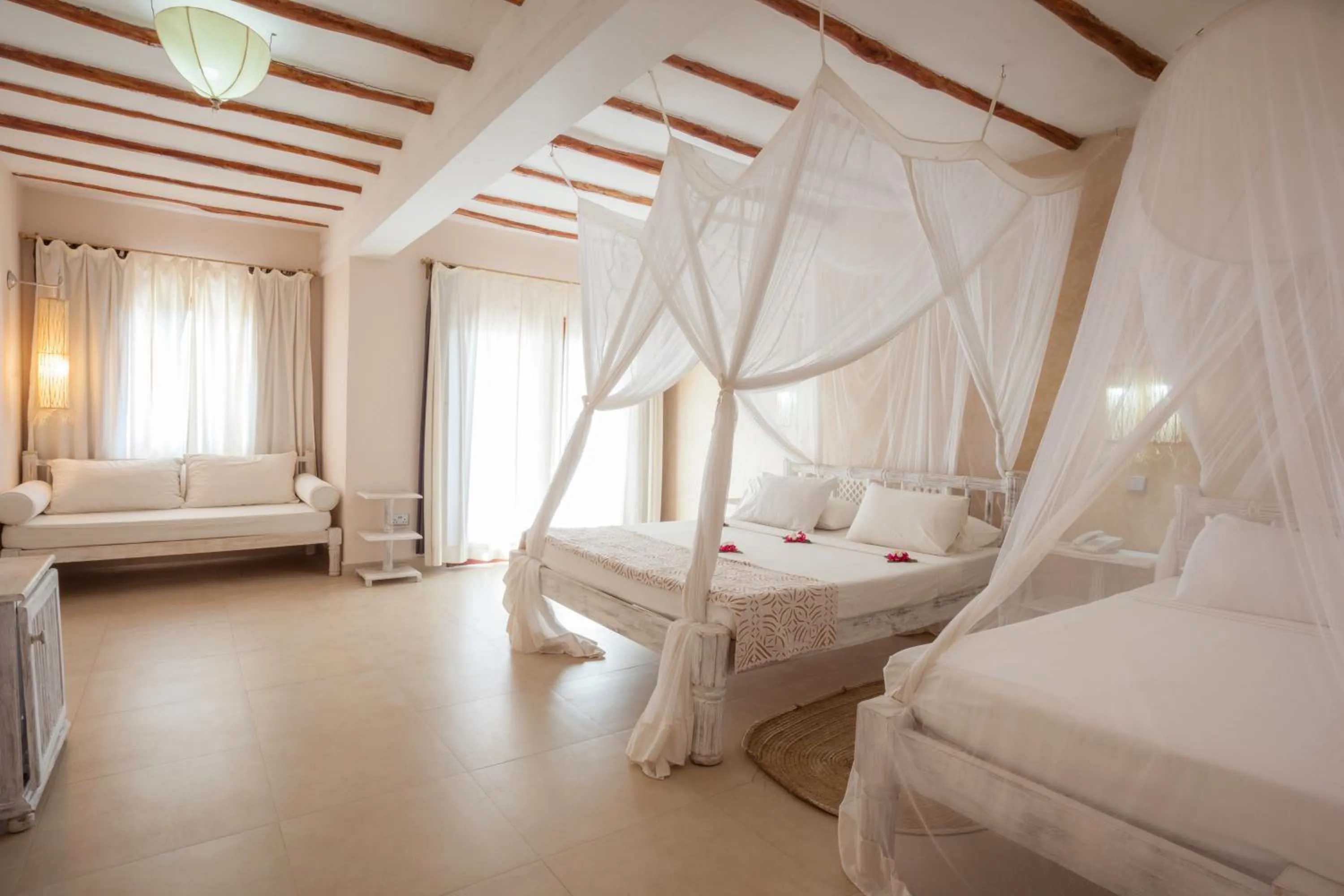 Bed in Seven Islands Resort