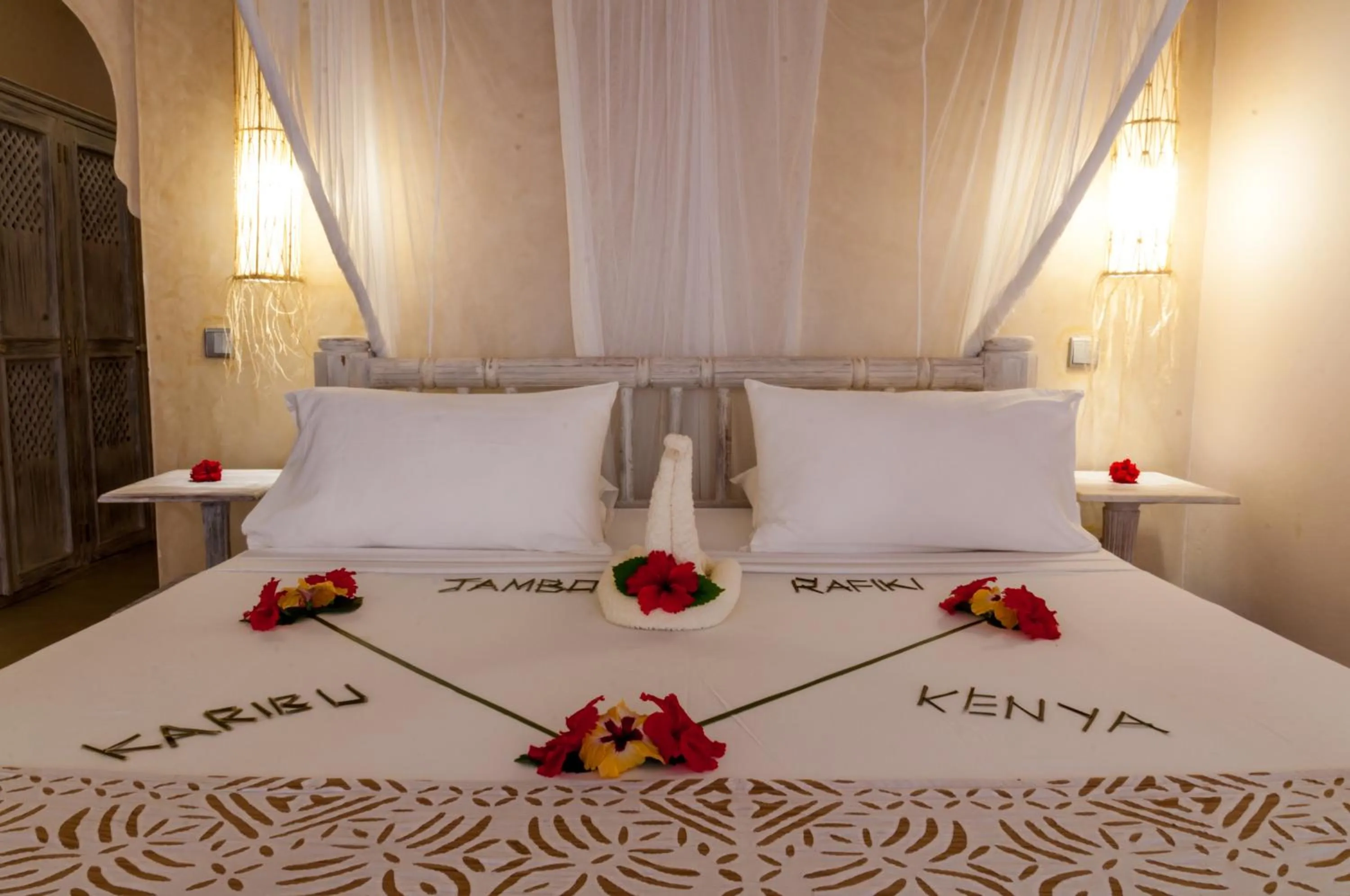 Bed in Seven Islands Resort