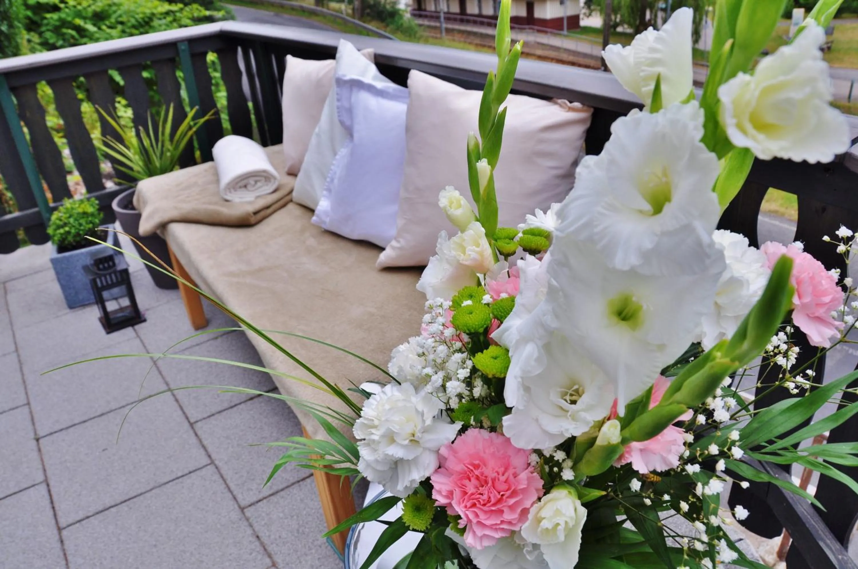Patio in Flair-Hotel Waldfrieden