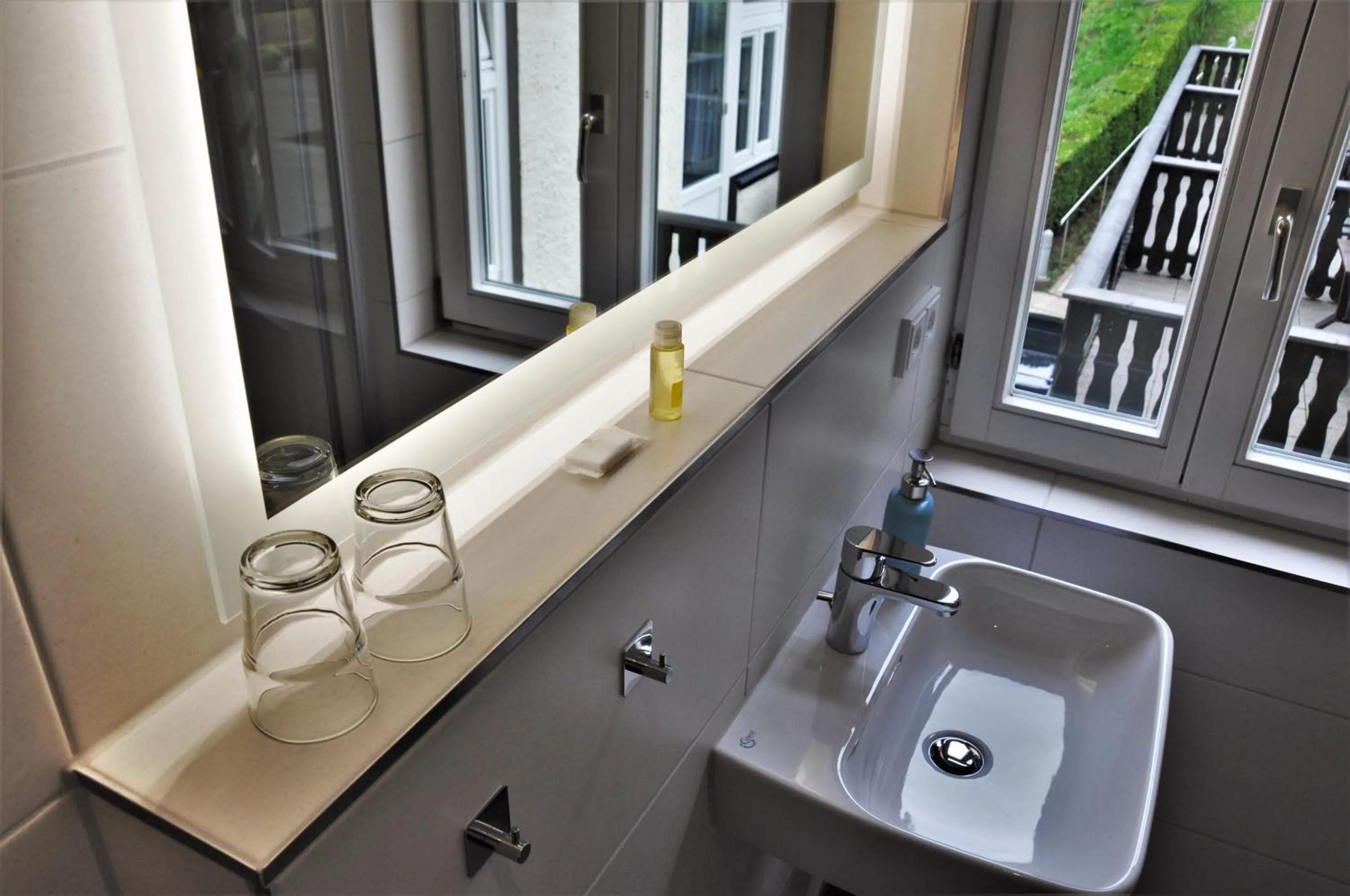 Bathroom in Flair-Hotel Waldfrieden