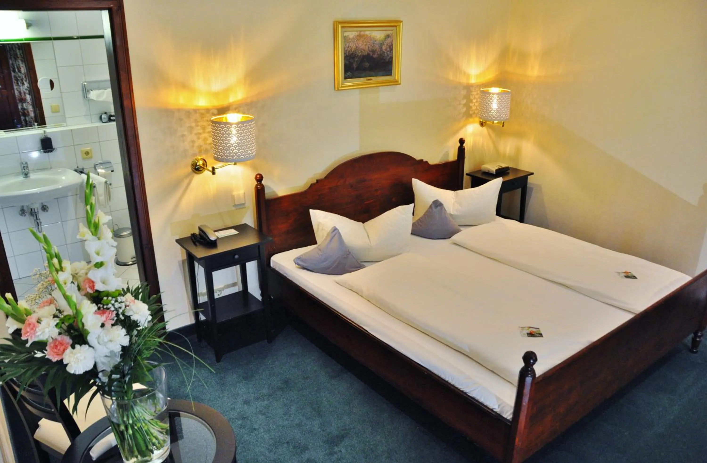 Bed in Flair-Hotel Waldfrieden