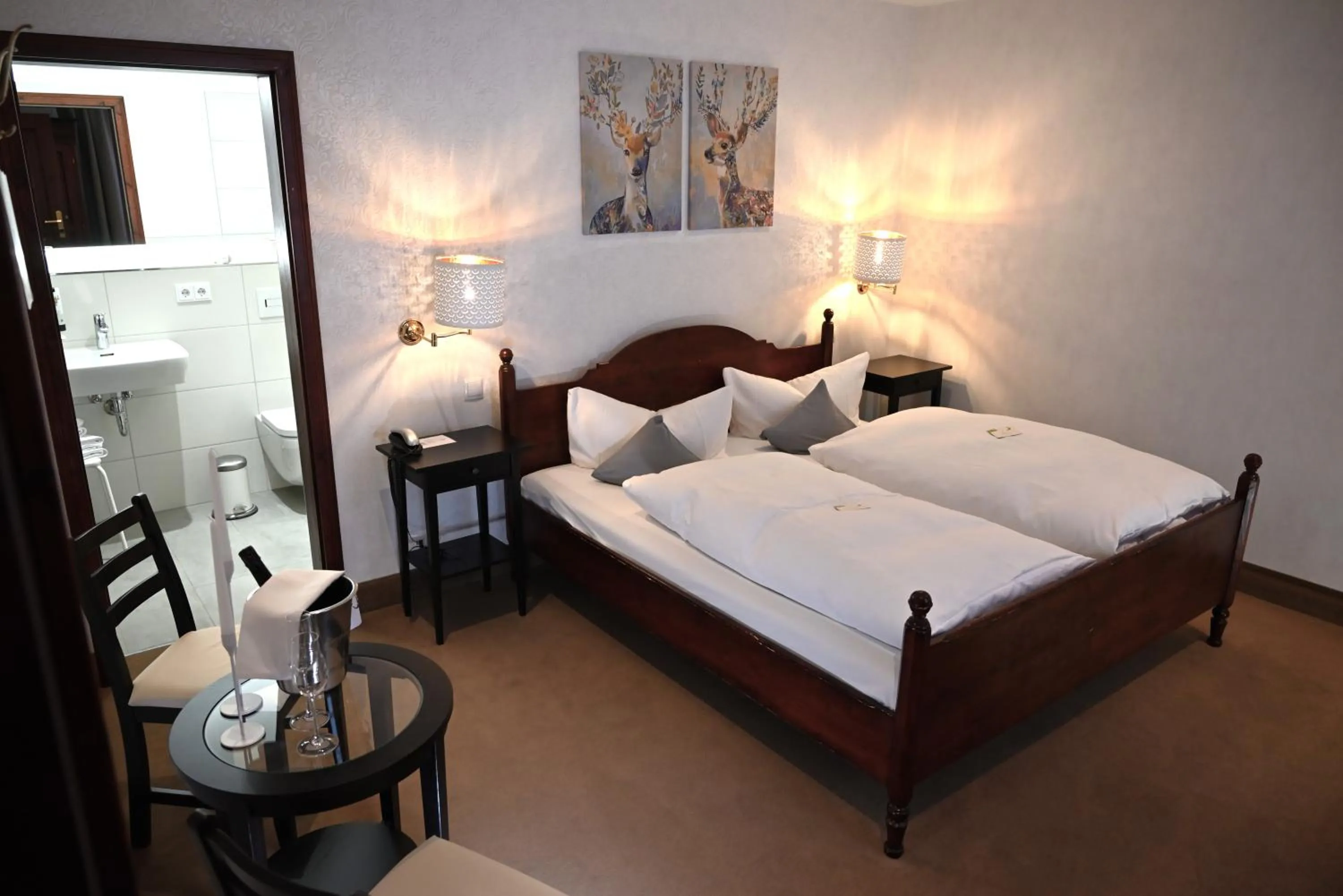 Bed in Flair-Hotel Waldfrieden