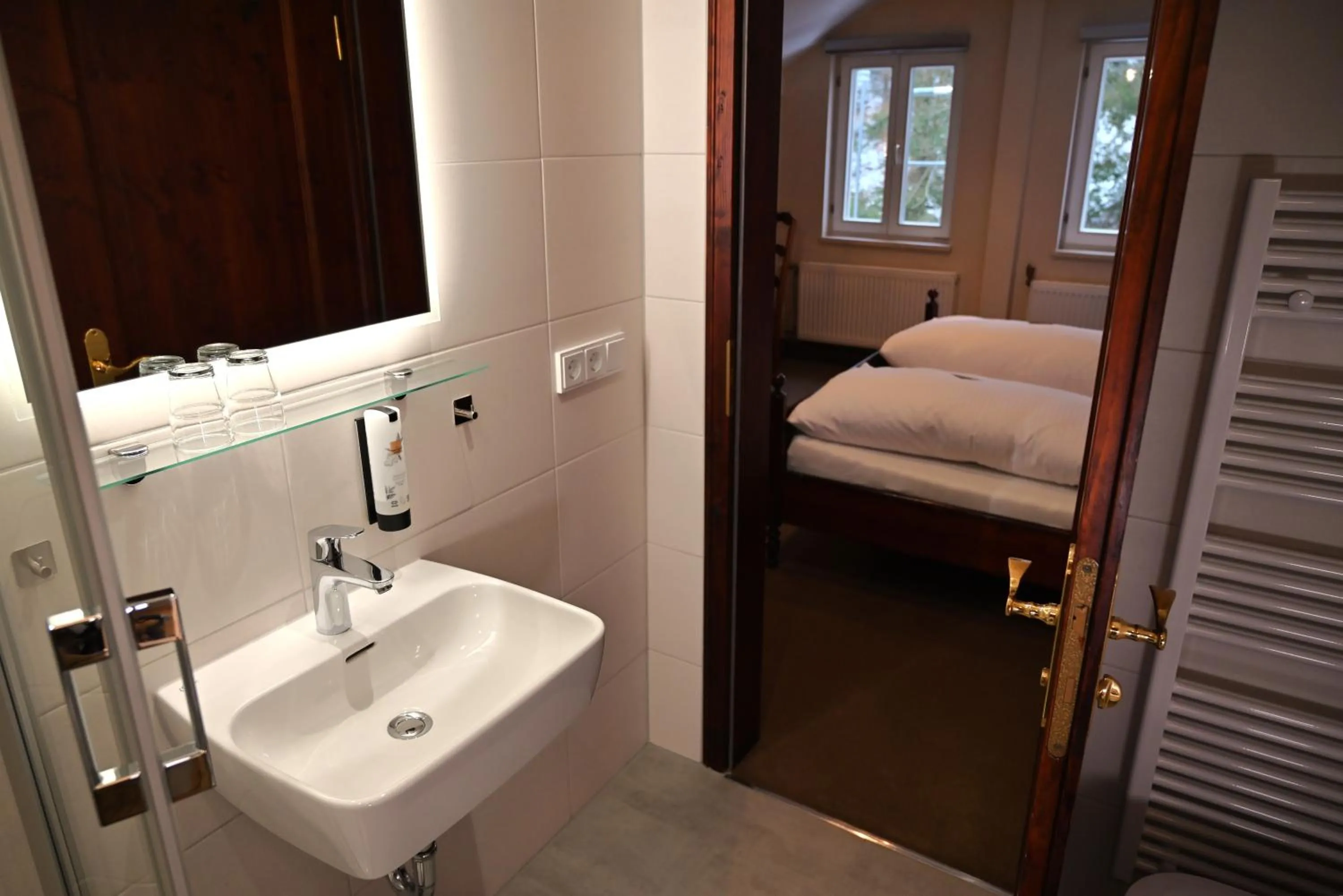 Bed in Flair-Hotel Waldfrieden